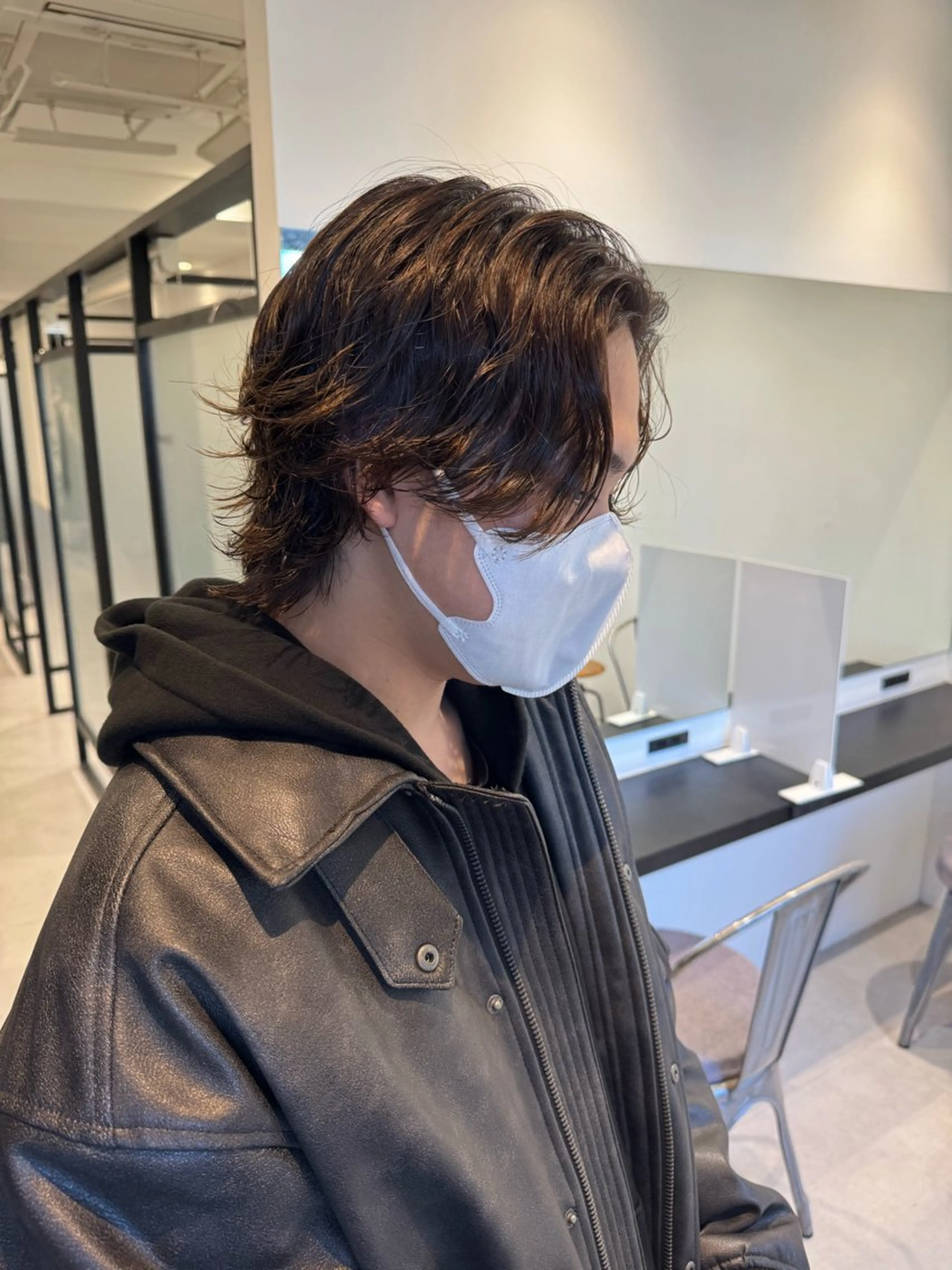 ショート パーマ メンズ カット パーマ ヘアセット メンズ特化 パーマ/オザワのヘアスタイル