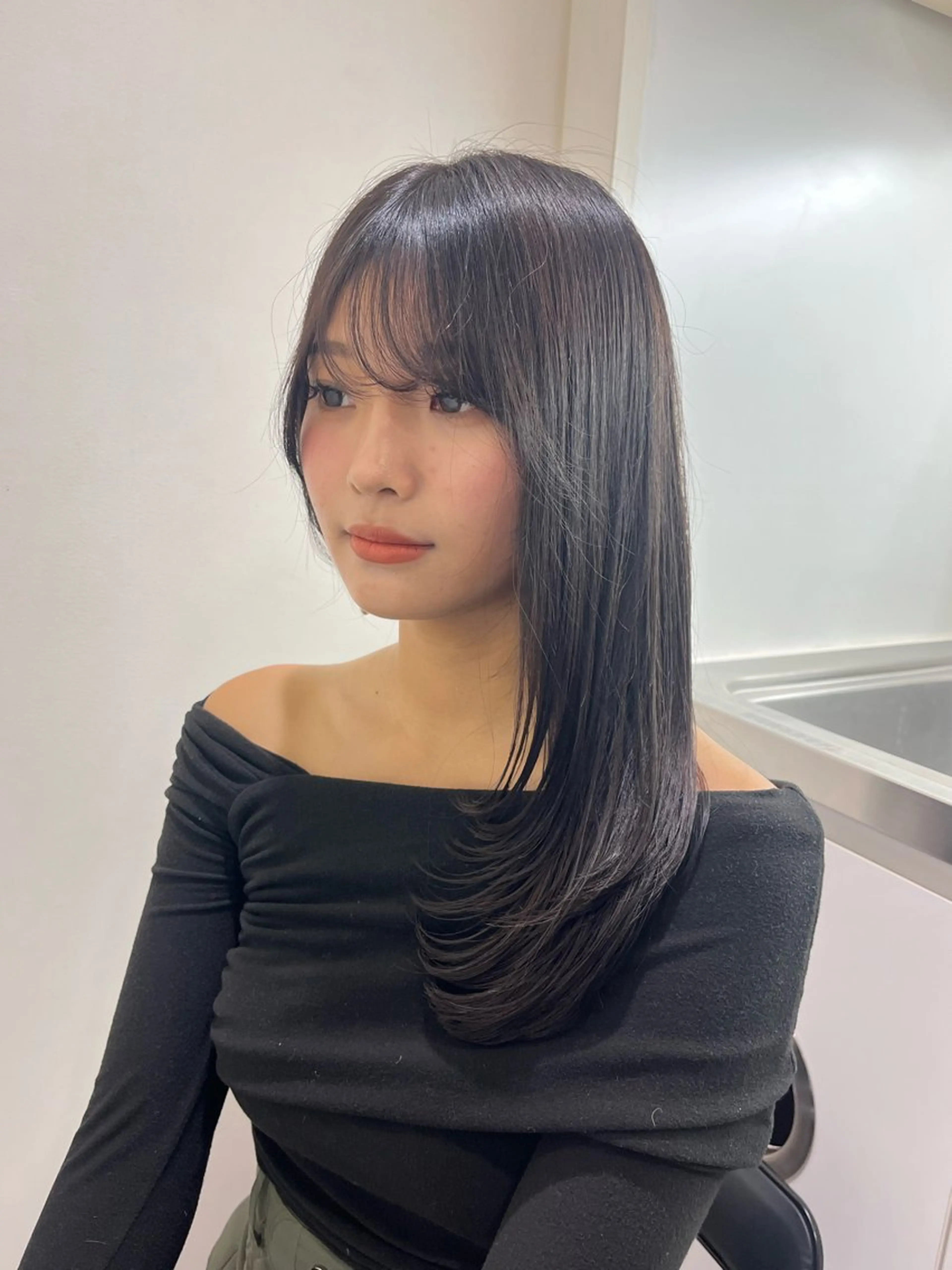 ロング 中野 百乃華のヘアスタイル