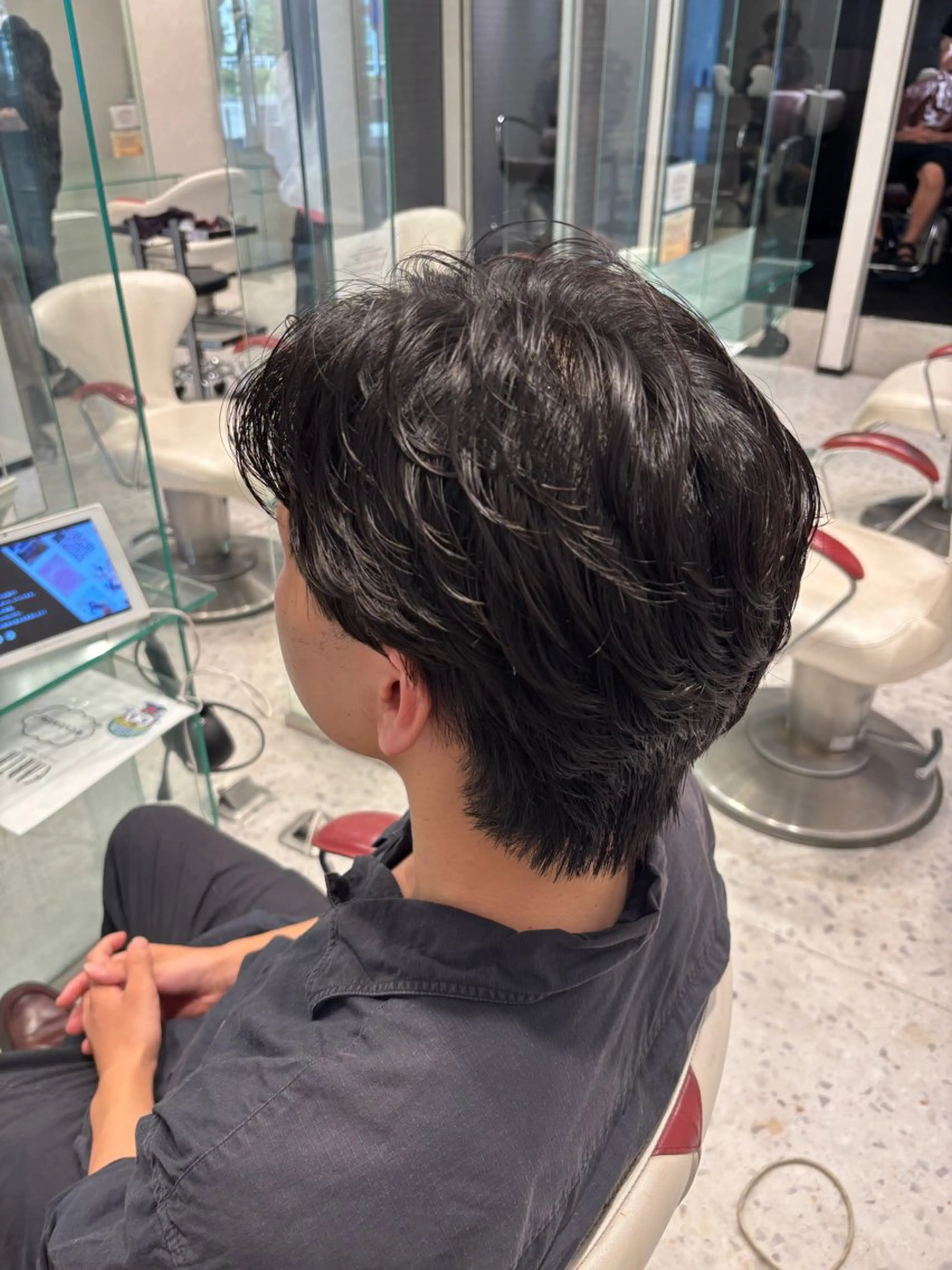 ショート パーマ メンズ LOUIMADNA栄所属・新規指名比率No.1 メンズパーマ/二村のヘアスタイル