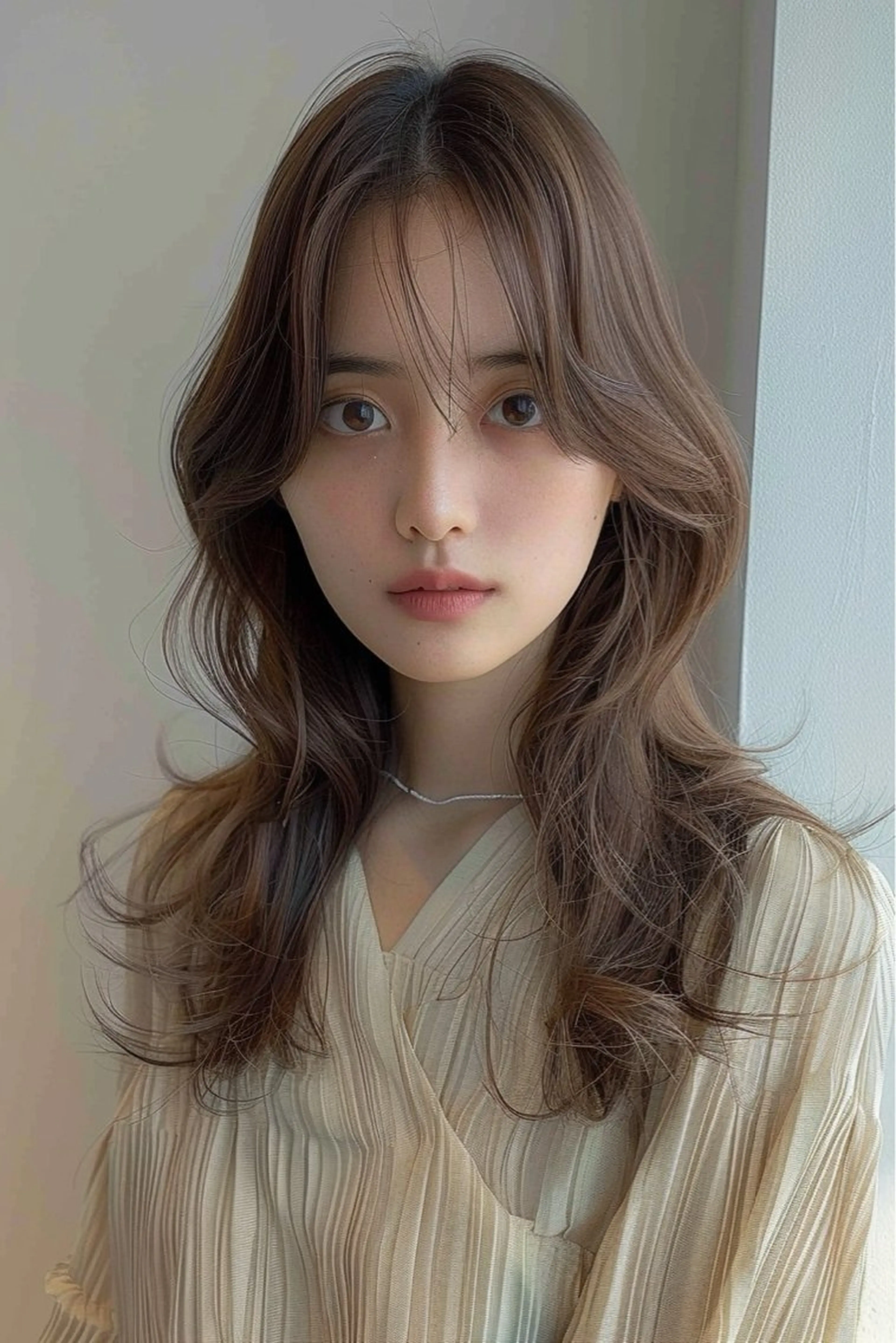 ミディアム カット ヘアカラー トリートメント 新宿/韓国メンズ RIKUパーマのヘアスタイル