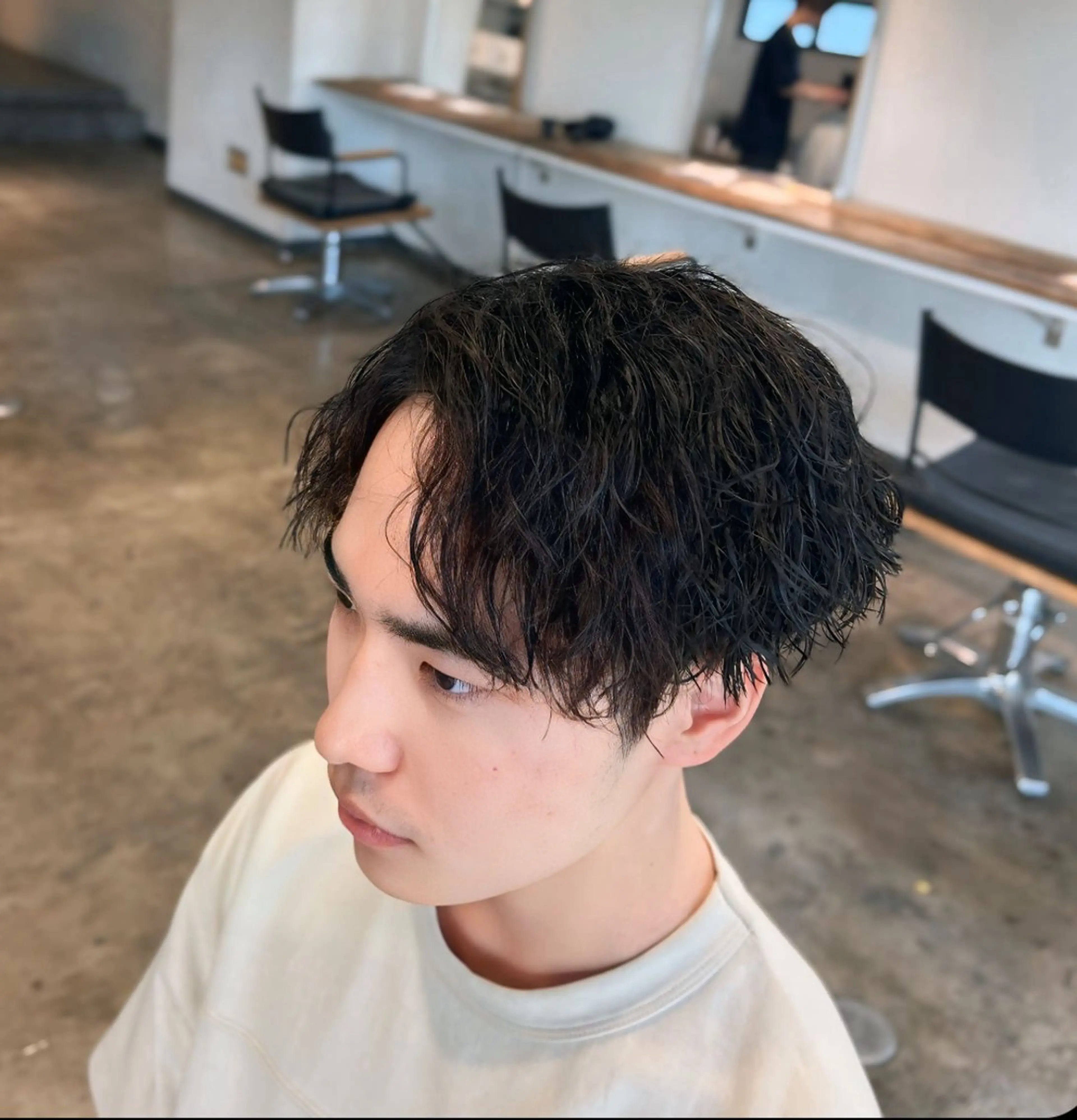 パーマ メンズ メンズパーマ 特化/中川拓也のヘアスタイル