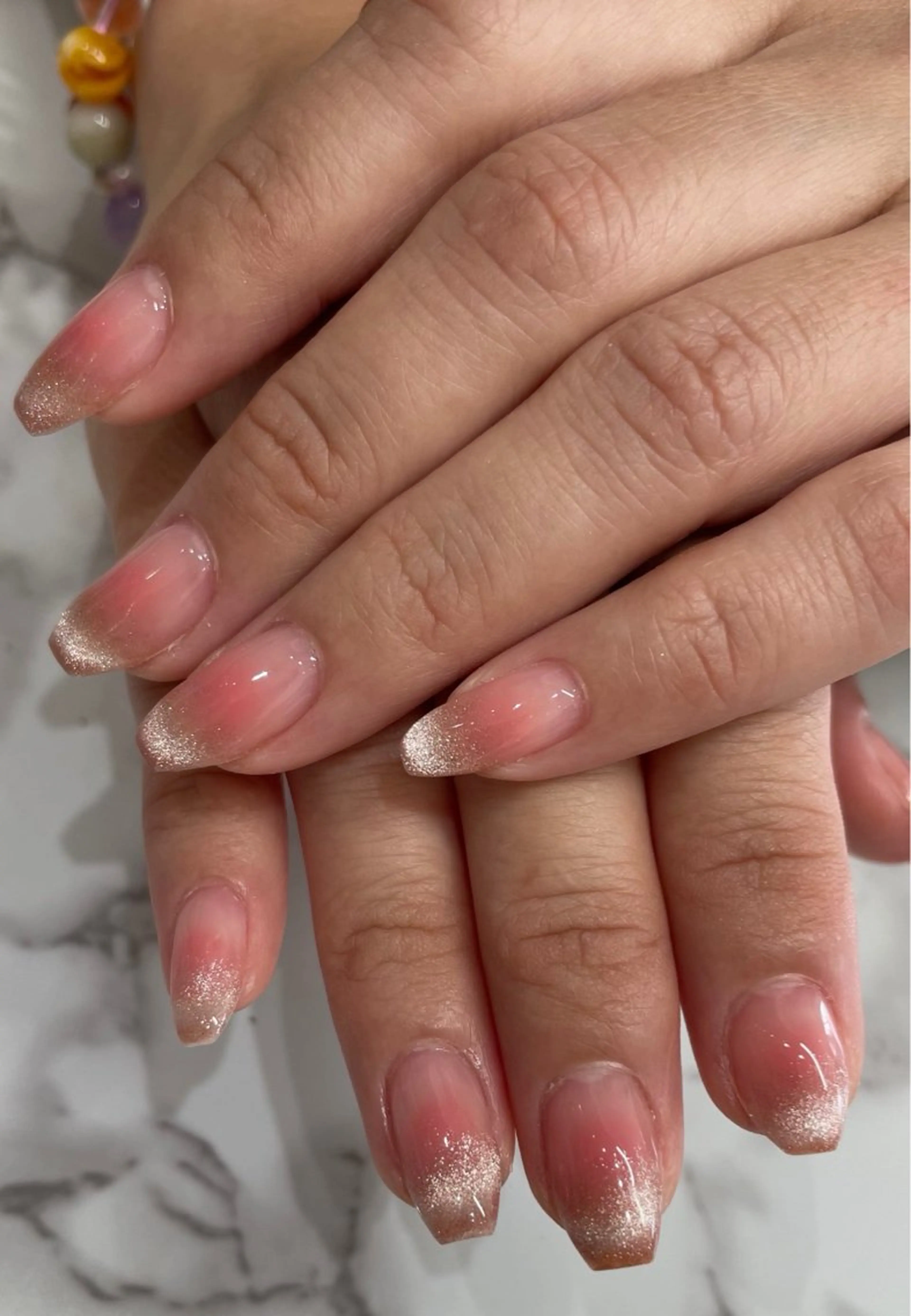 ミディアム ブラウン 広奈子のネイルデザイン