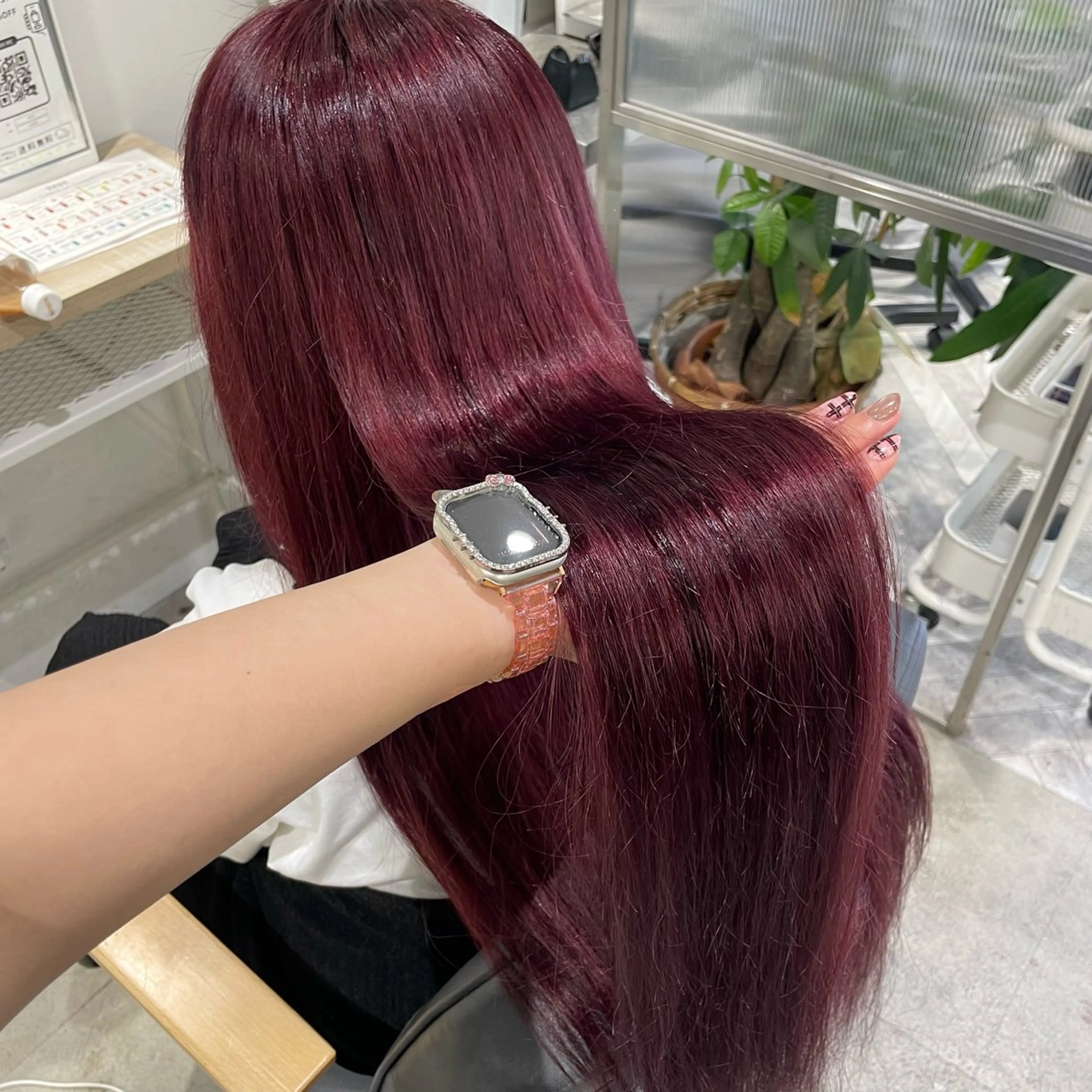 ロング カラー ヘアカラー ななみ.⋆𝜗𝜚 艶カラー/まつパのヘアスタイル