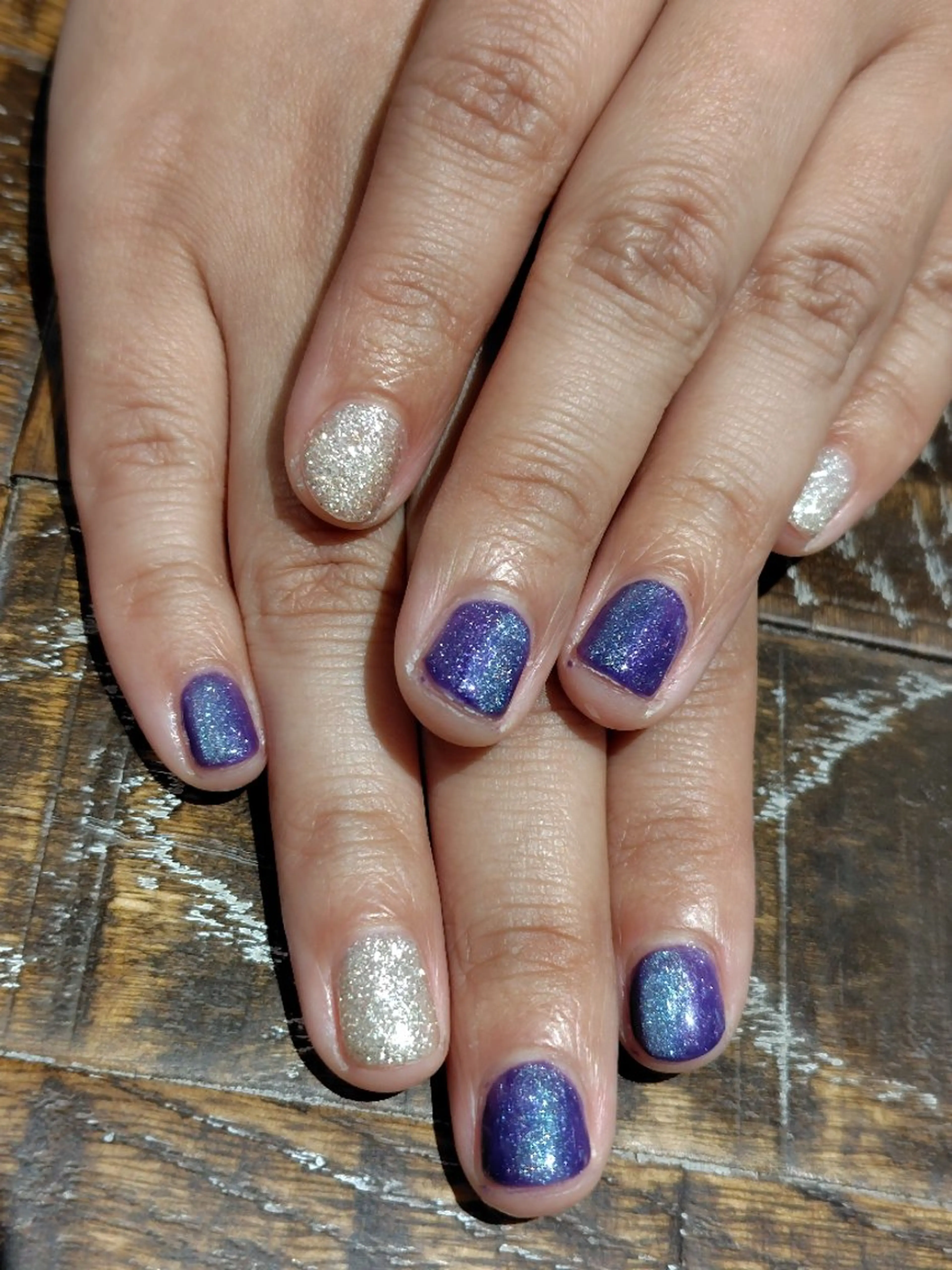 ネイル ラメ(グリッター) マグネットネイル ハンドネイル NAIL_ROOM_R所属・NAIL_ROOM Rのネイルデザイン