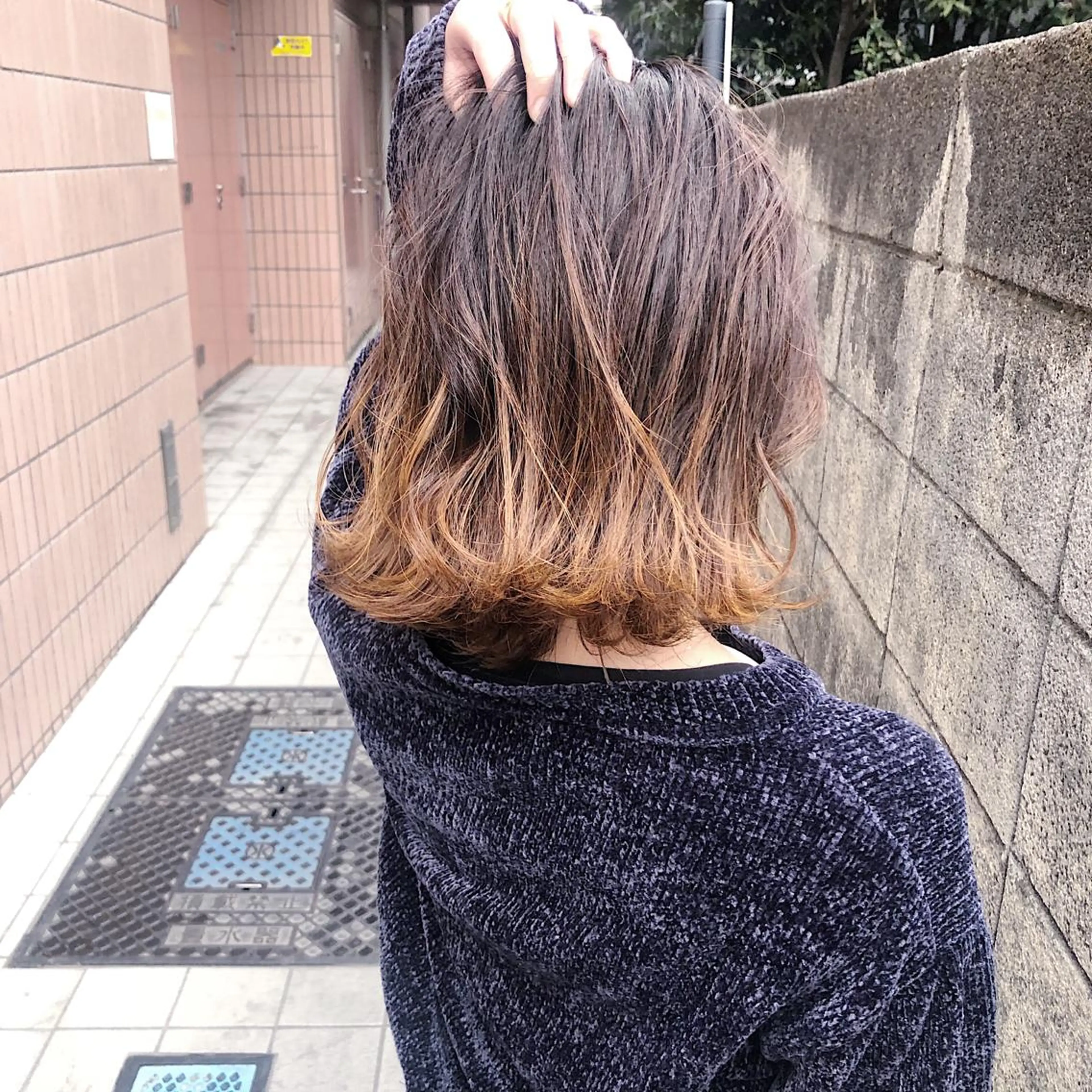 ミディアム 髪質改善、エクステ 山口卓哉のヘアスタイル