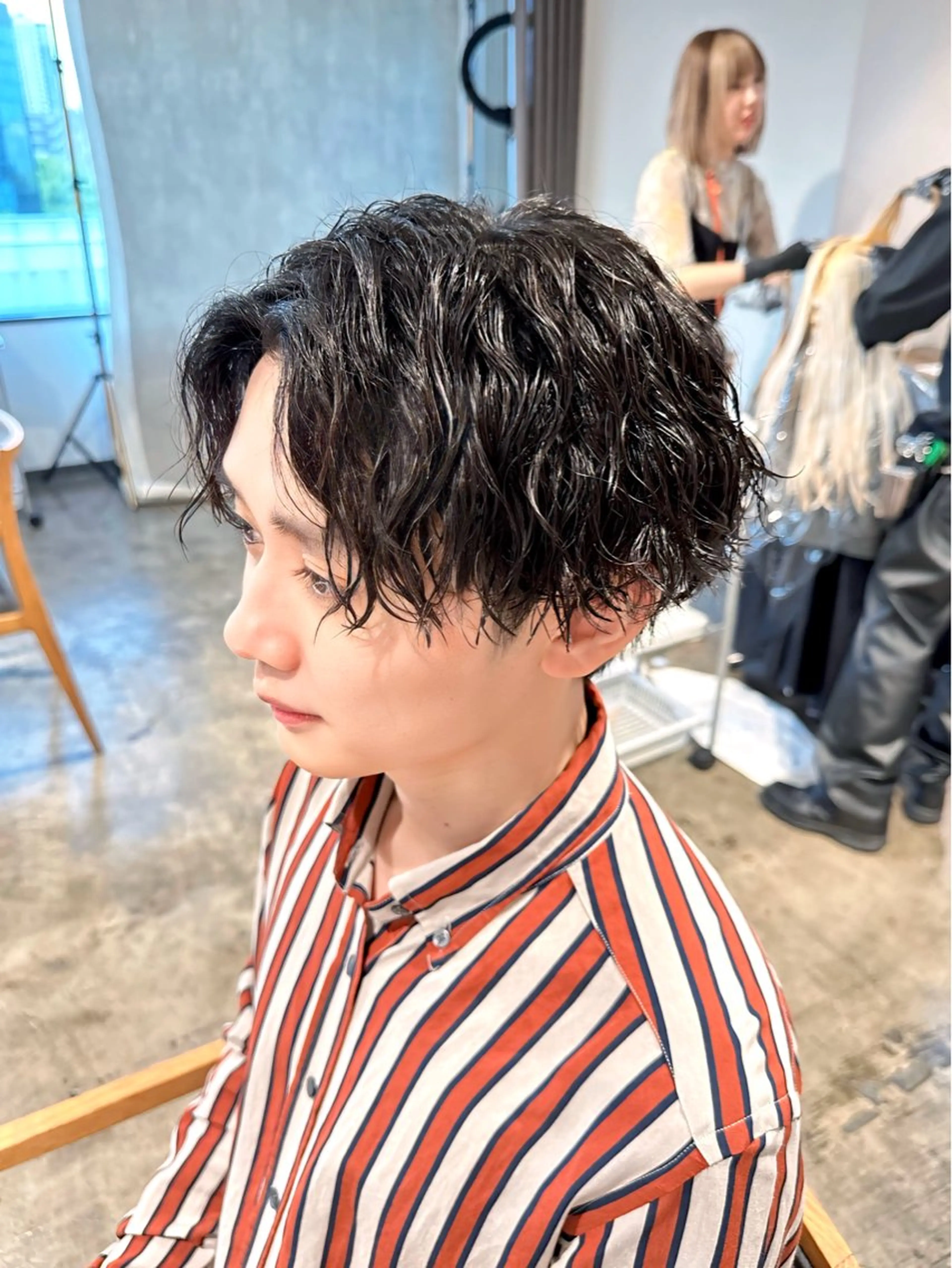 パーマ メンズ メンズパーマ カット パーマ トリートメント 骨格補正施術/メンズ 専門美容師/YUYAのヘアスタイル