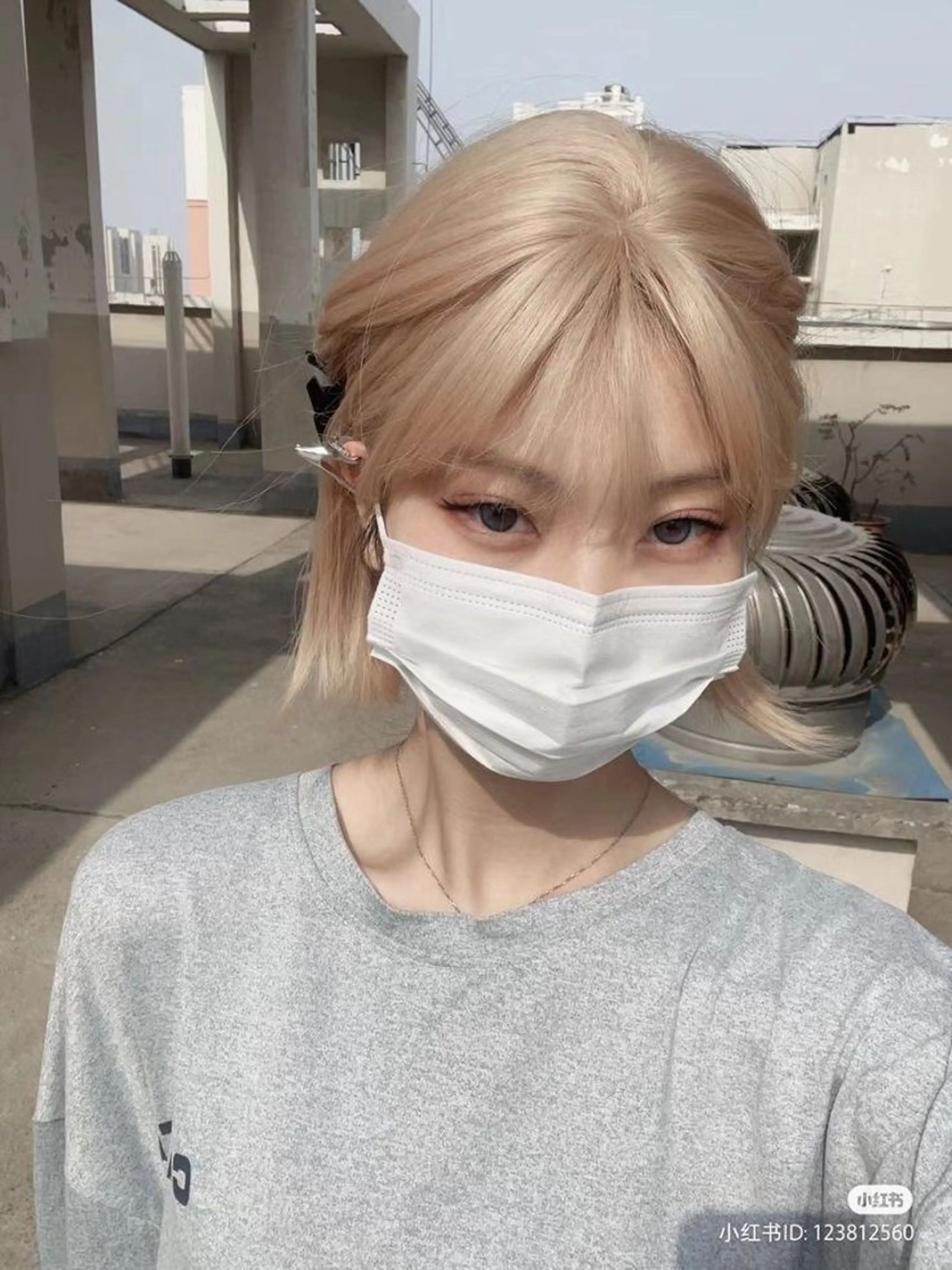 カラー ブリーチなし/透明感 /ショート/大世のヘアスタイル