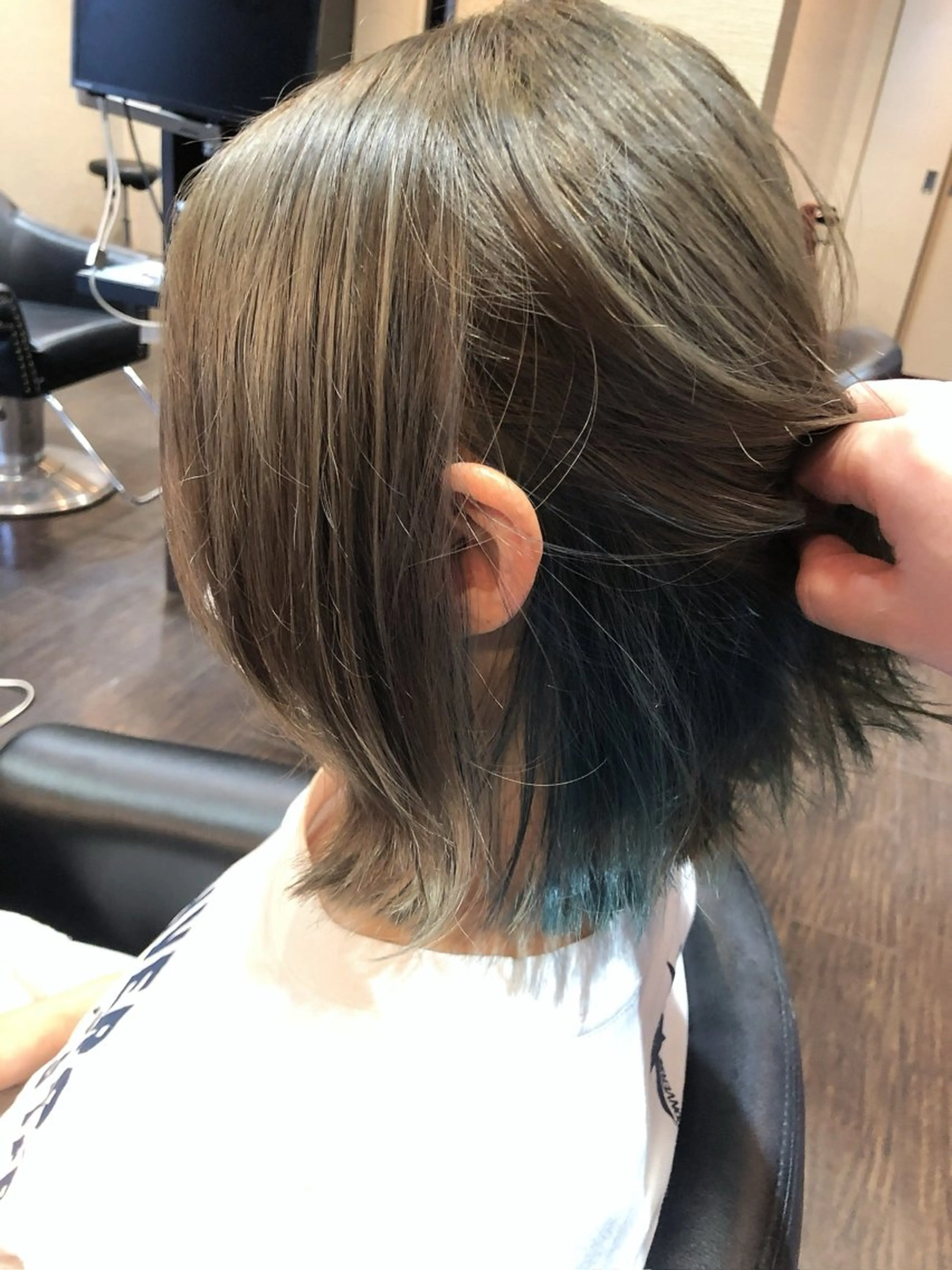 カラー アトランティス羽倉崎所属・新垣 智大のヘアスタイル