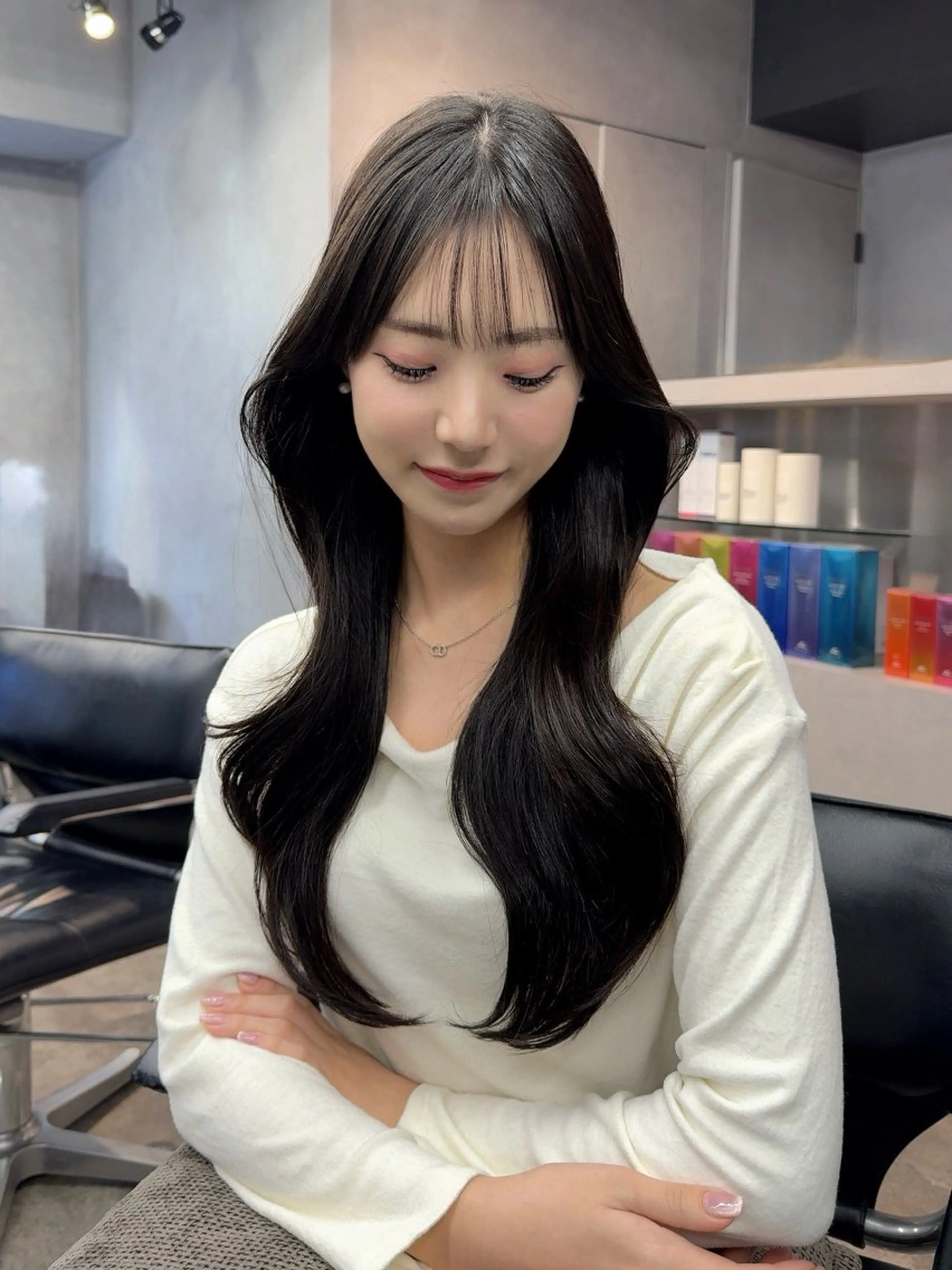 ロング カット ヘアカラー トリートメント 髪質改善/艶髪 MINAMIのヘアスタイル