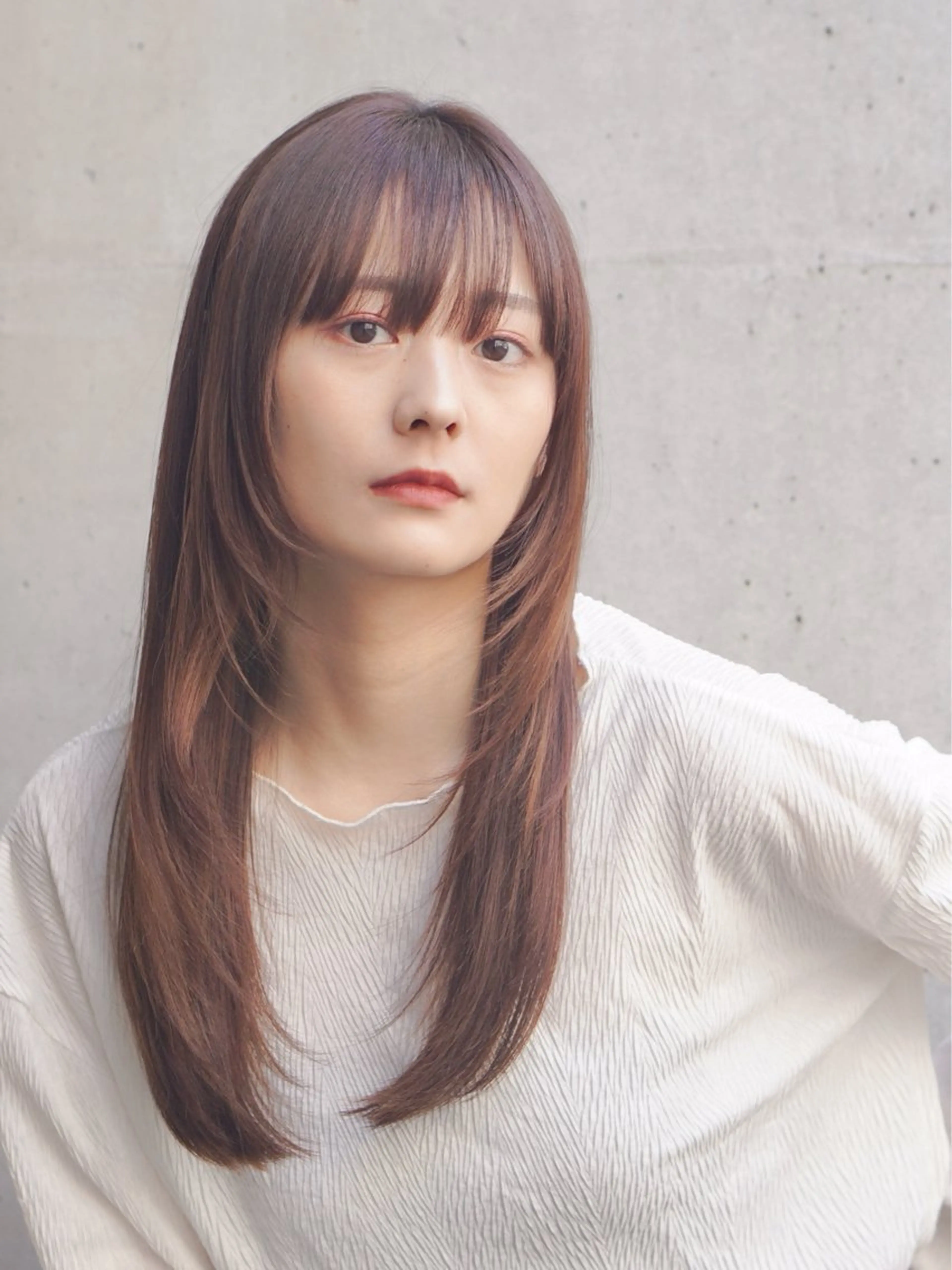 ロング 髪質改善 カット 縮毛矯正 トリートメント AREND所属・池田識之 髪質改善のヘアスタイル