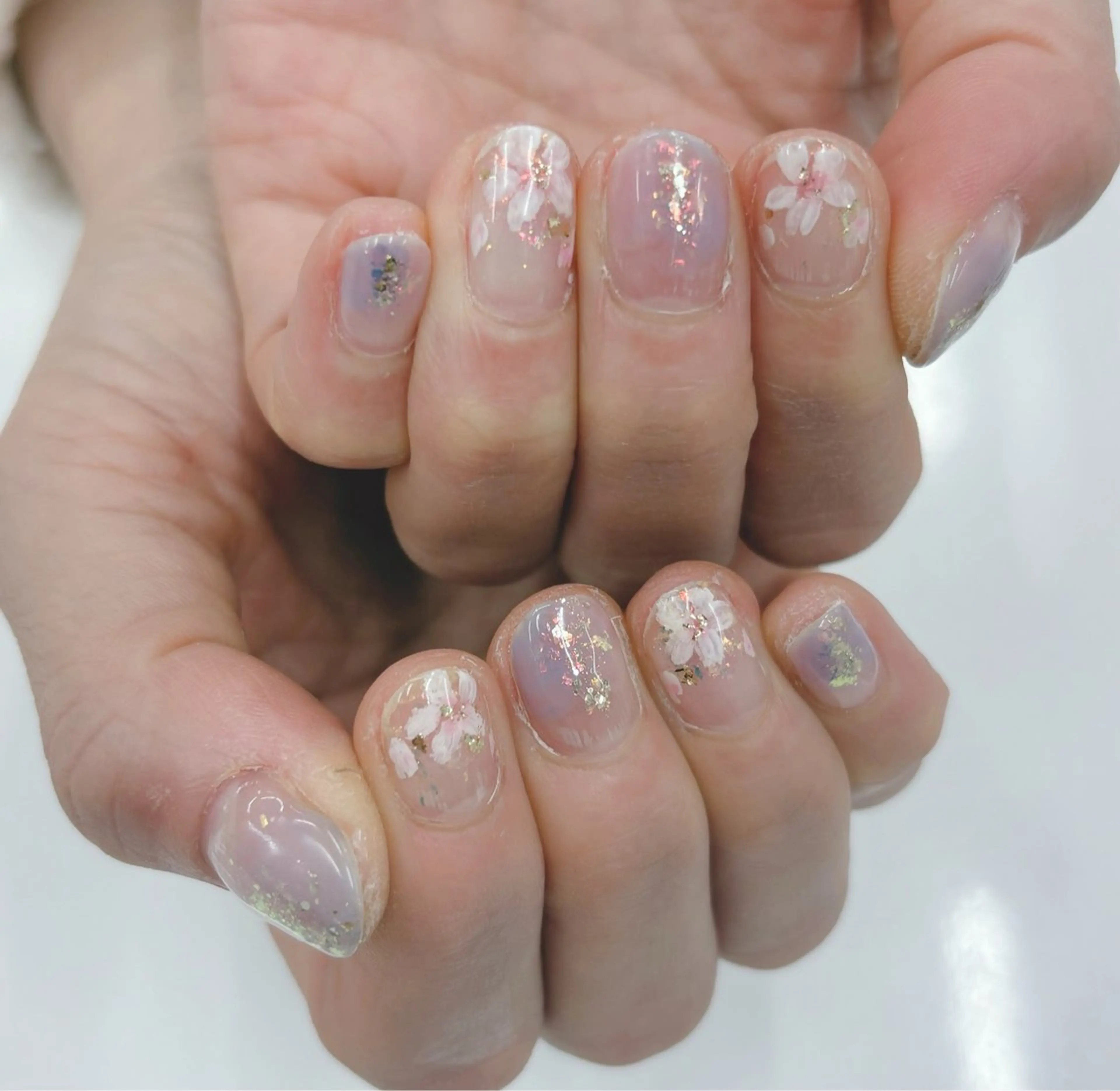 ネイル 桜ネイル ハンドネイル 宮嶋 邦佳のネイルデザイン