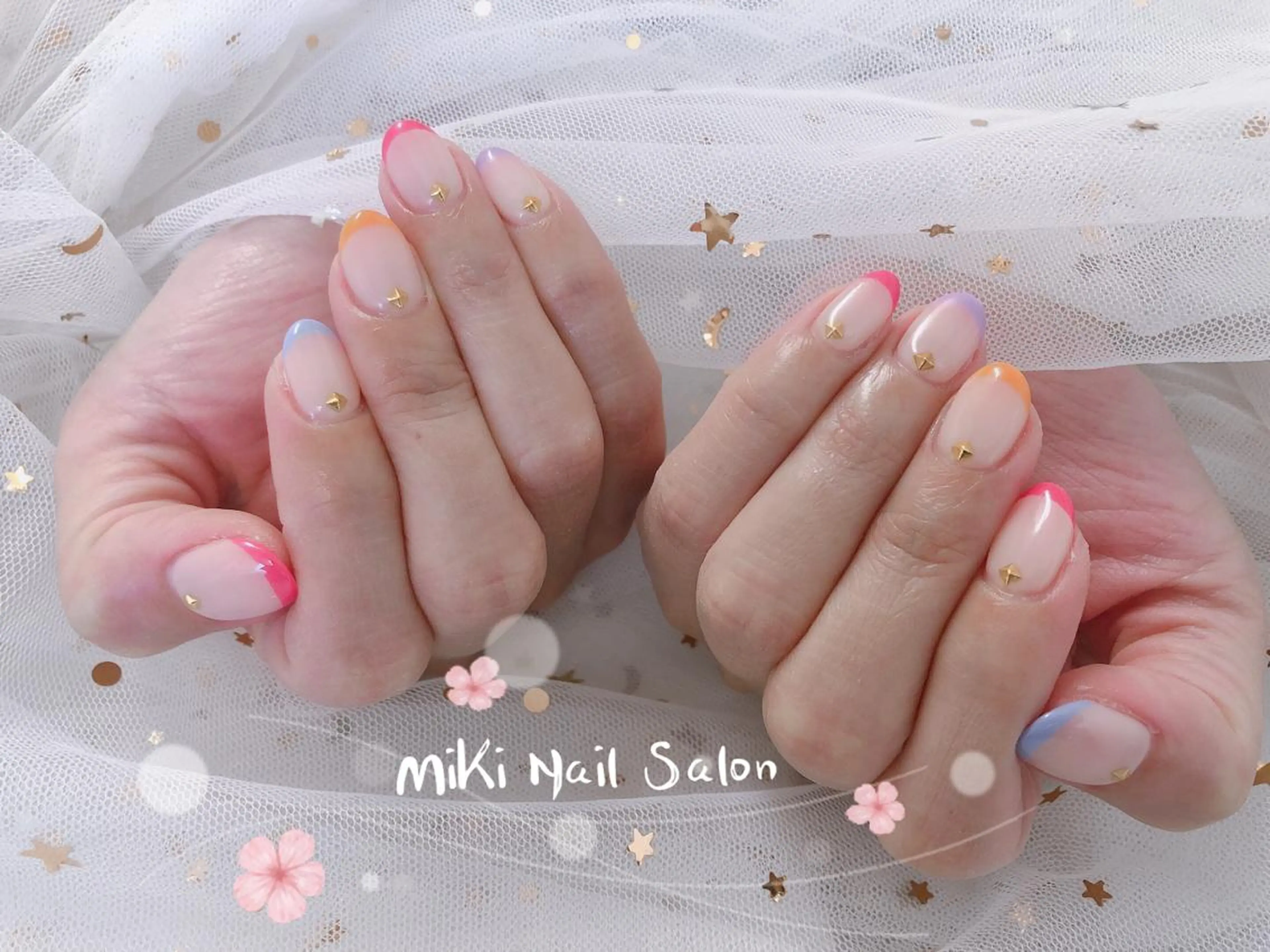 ネイル MiKi Nai池袋 長さだし得意のネイルデザイン