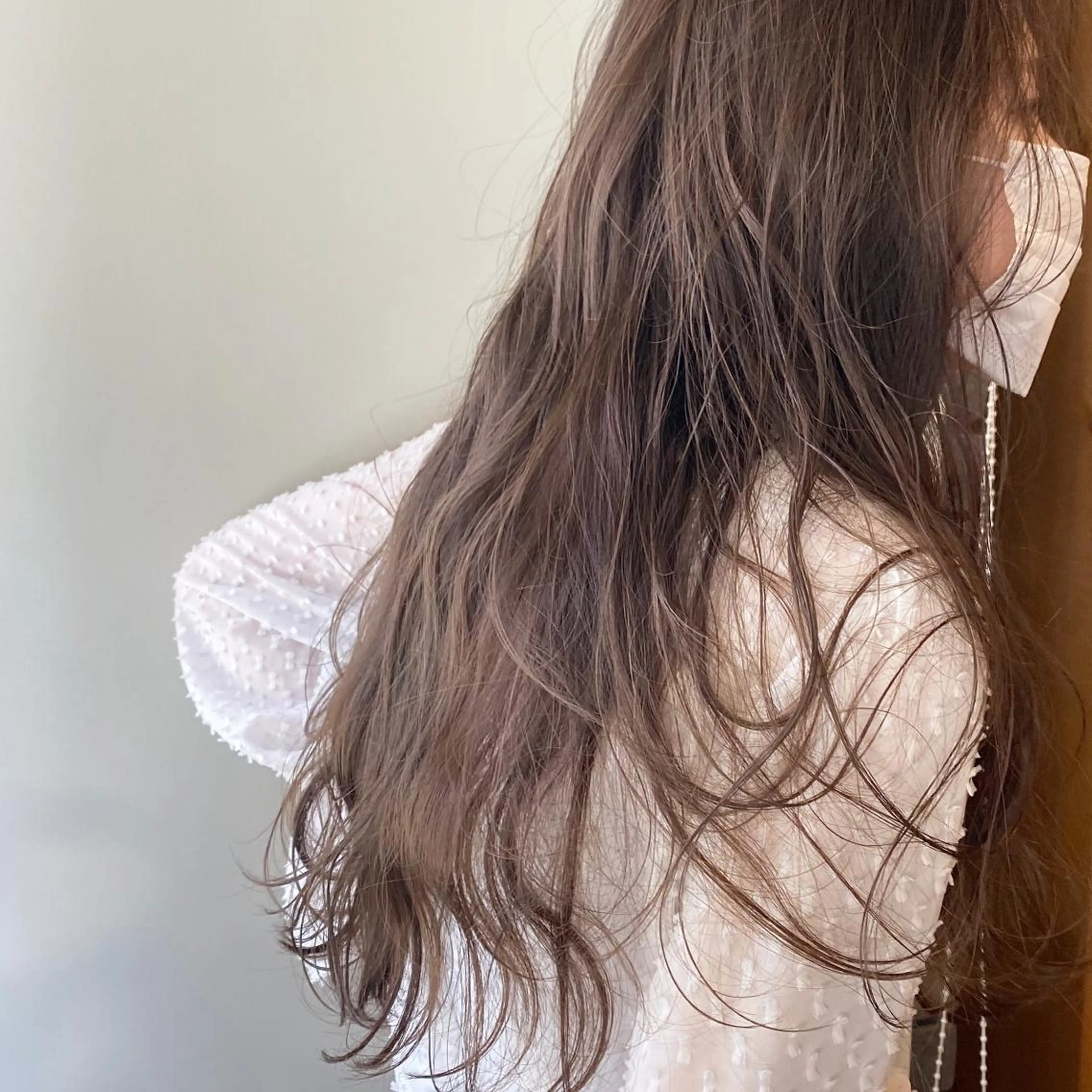 ロング カラー パーマ ヘアアレンジ ブリーチ ブリーチなしカラー GIVET (ジヴェ)所属・撮影モデル募集 🦋soemikaのヘアスタイル