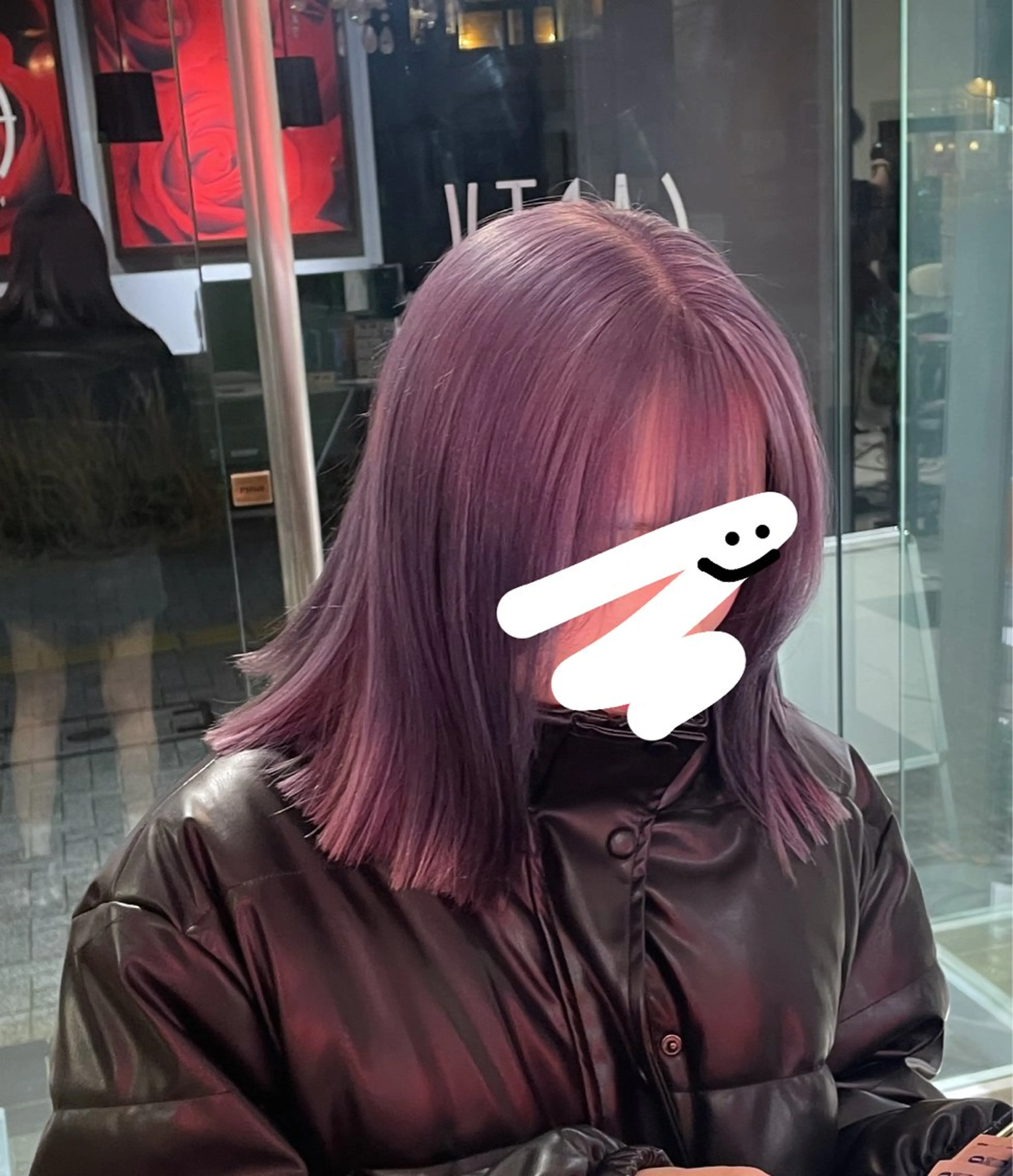 ミディアム カラー ヘアカラー トリートメント 💞暖色カラー 💞risaのヘアスタイル