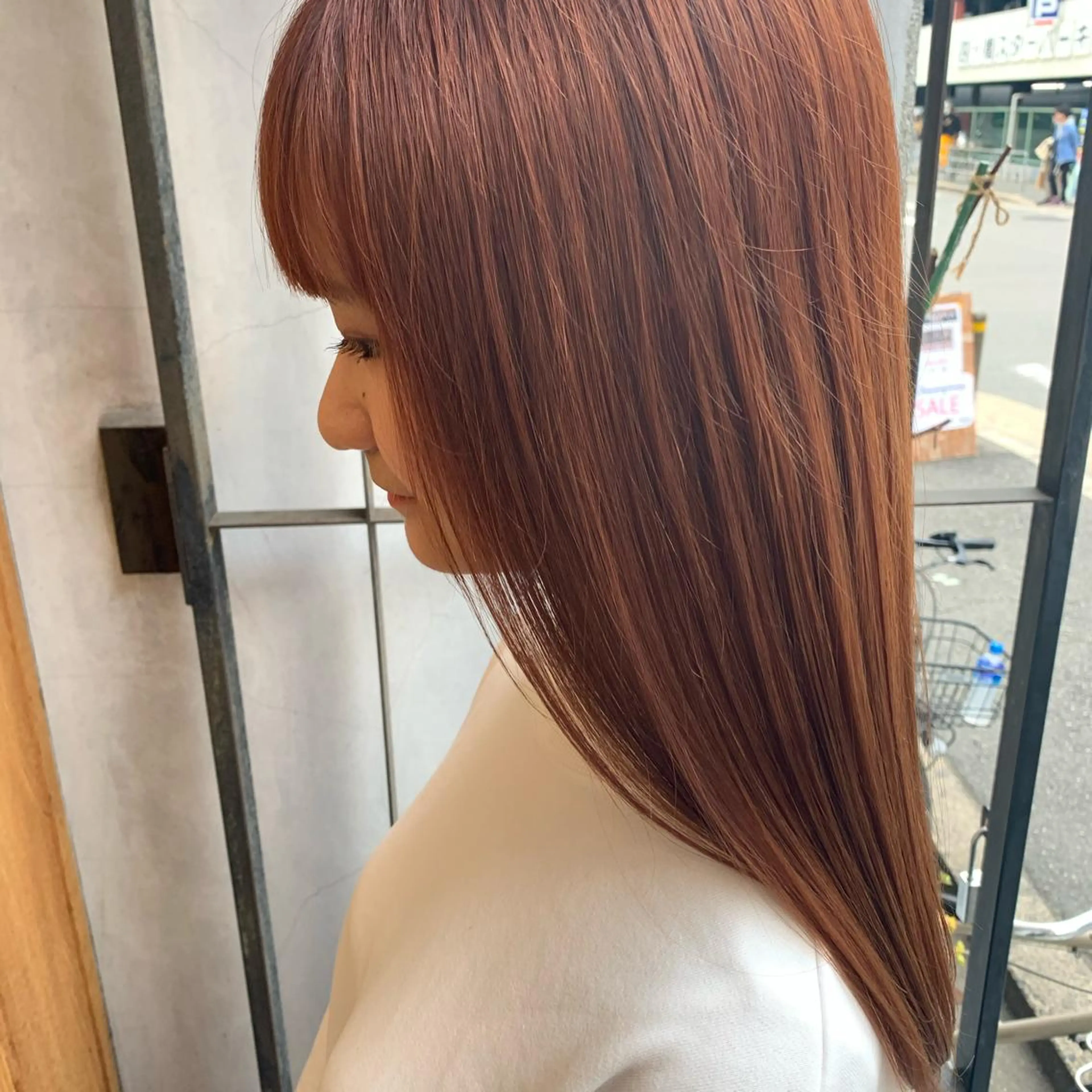 ロング カット ヘアカラー トリートメント 艶髪color💎髪 質改善ストレート大吉のヘアスタイル