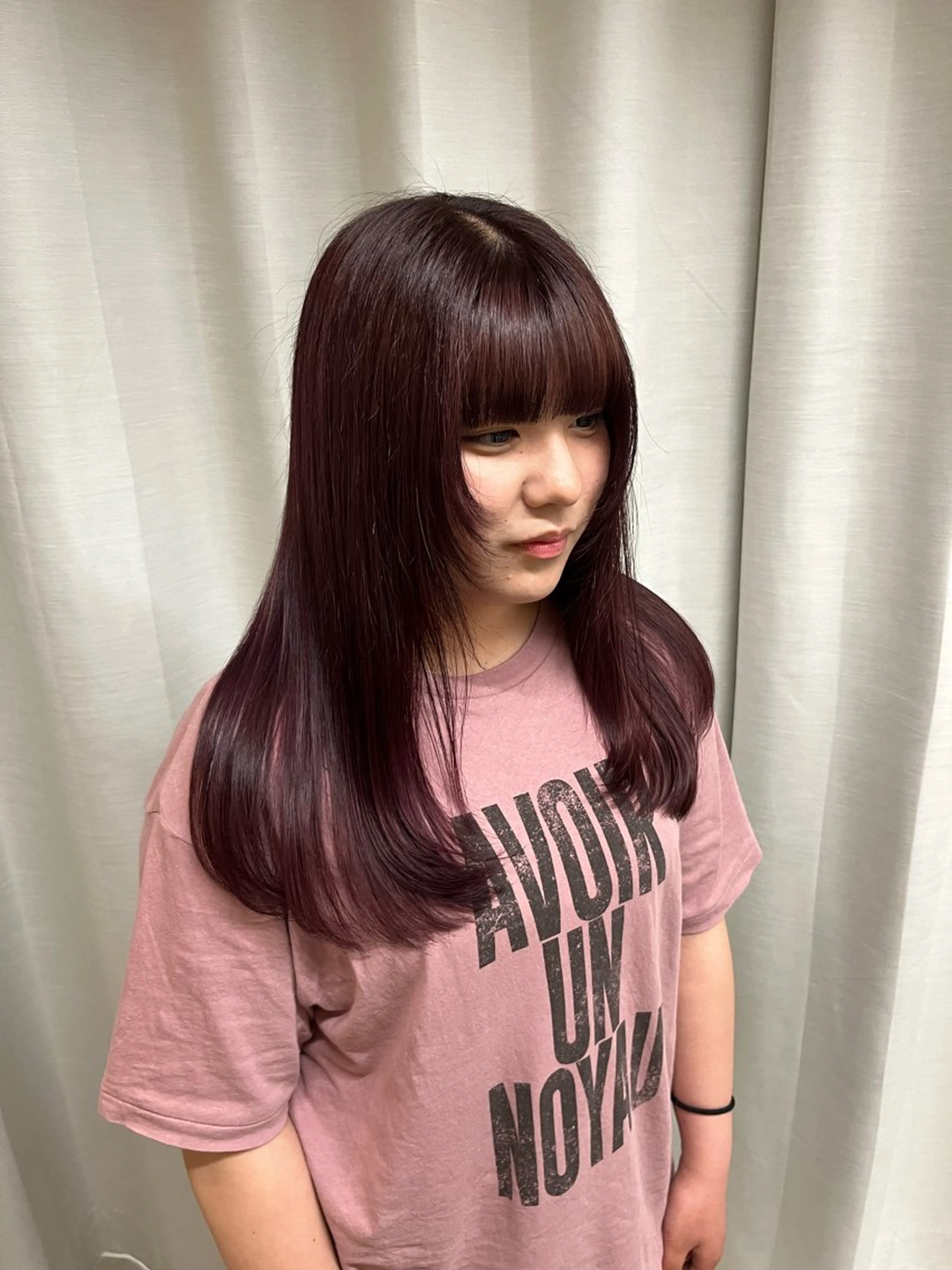 カラー 中島 日菜のヘアスタイル