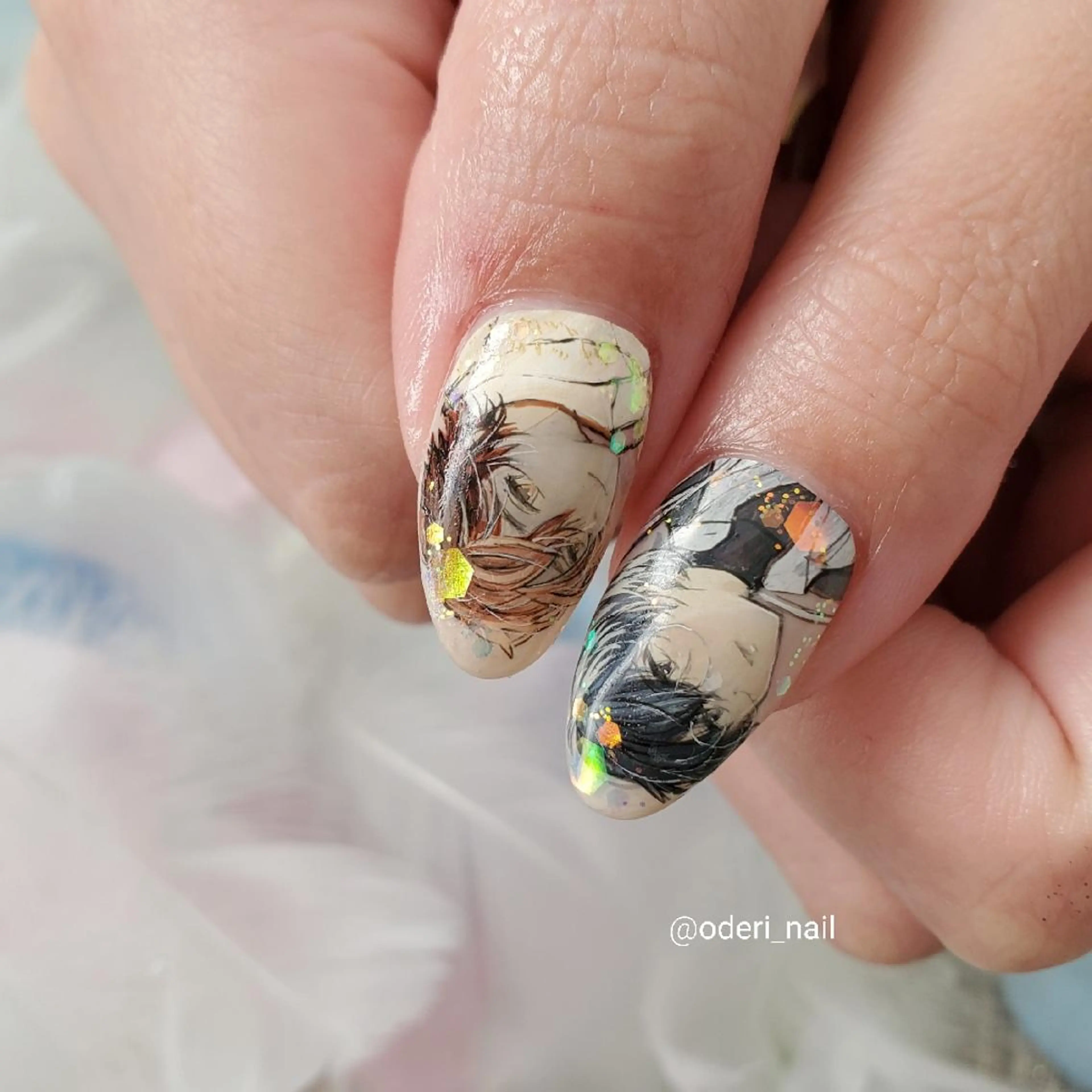 ネイル アートネイル ジェルネイル おで@ oderi_nailのネイルデザイン