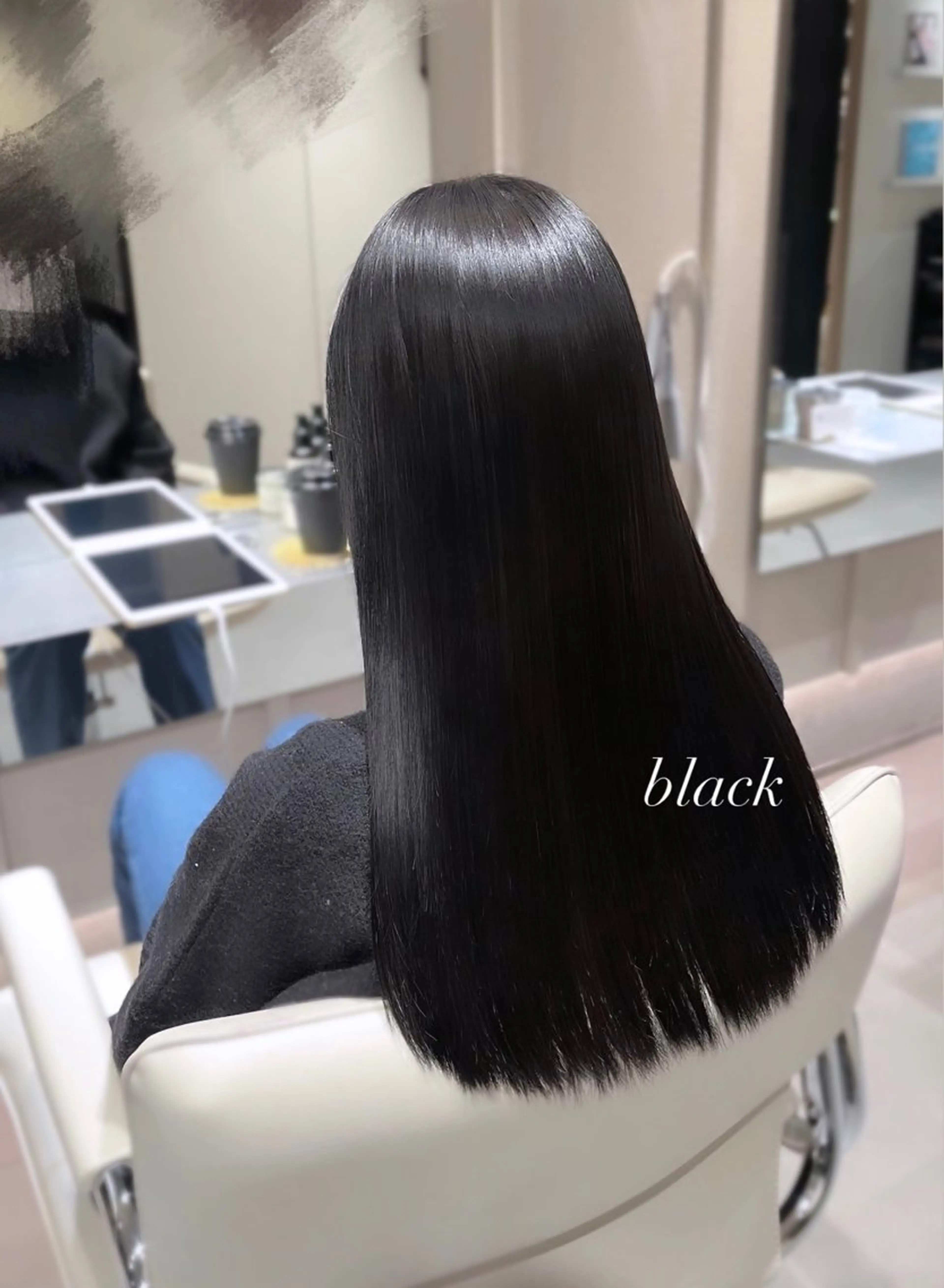 【💗艶髪ストレート💗】カット✂️➕縮毛矯正➕トリートメントの写真