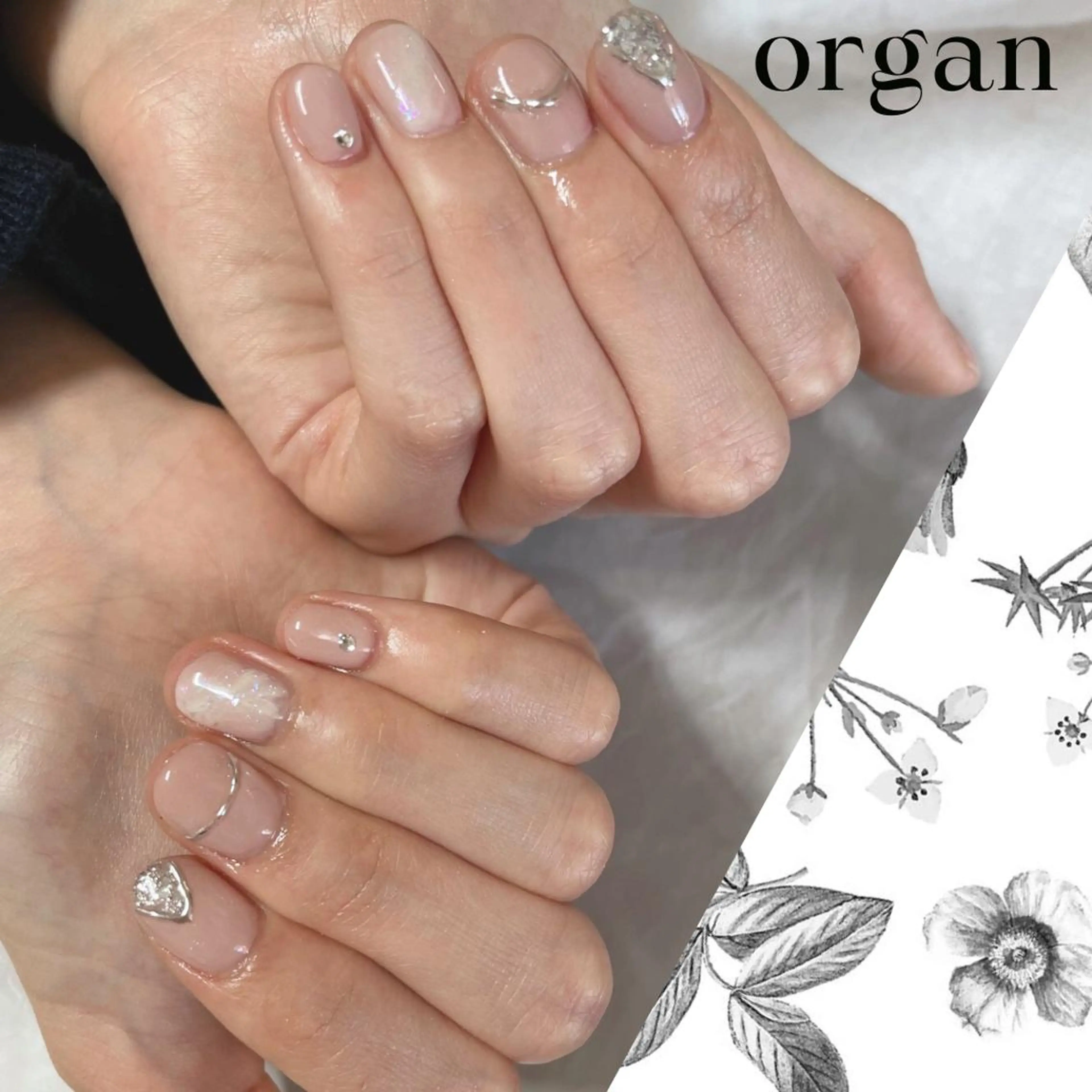 ネイル 春ネイル 【ＯＲＧＡＮ】 nailのネイルデザイン