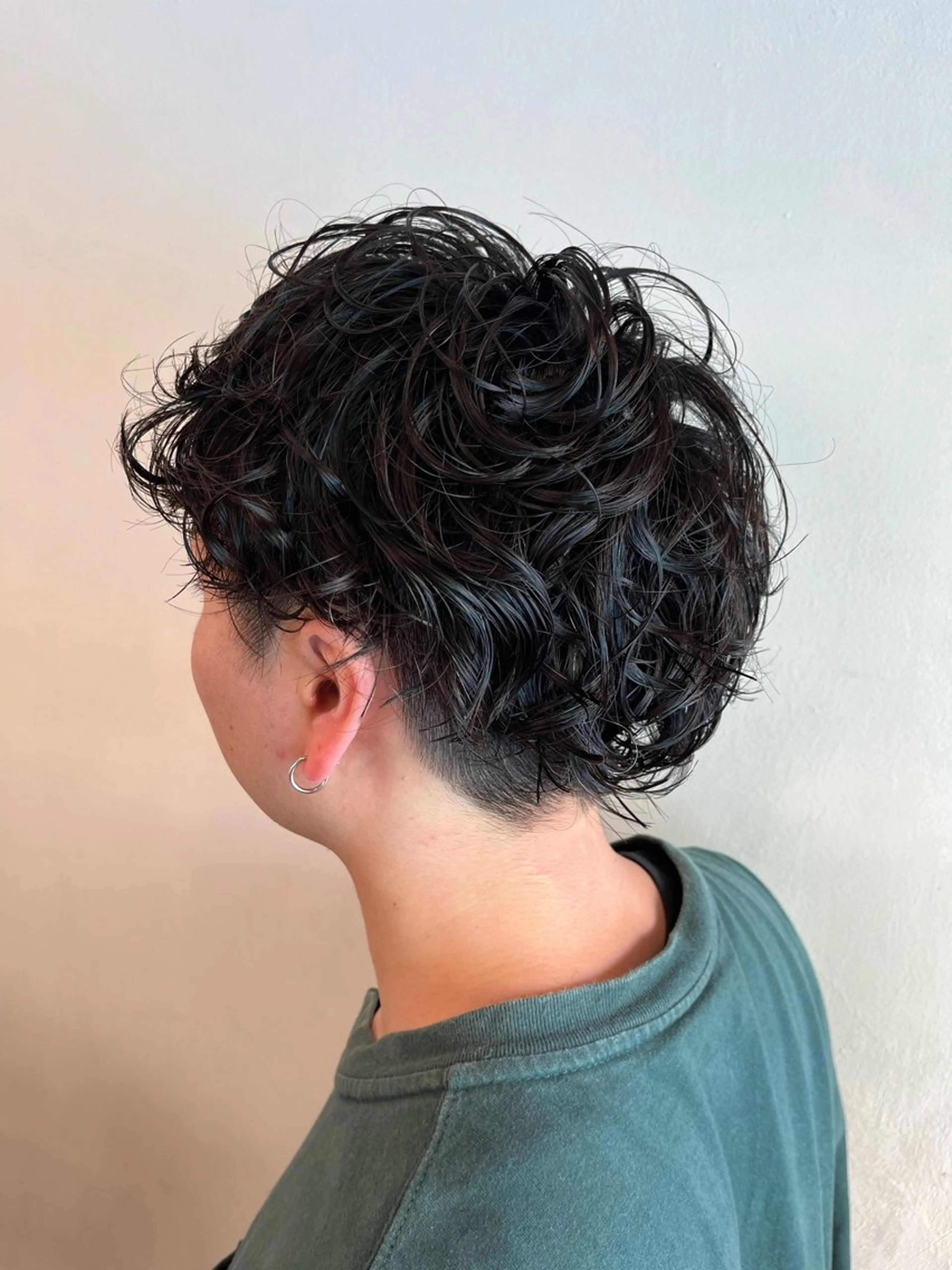 ショート パーマ メンズ パーマ こんの かいのヘアスタイル