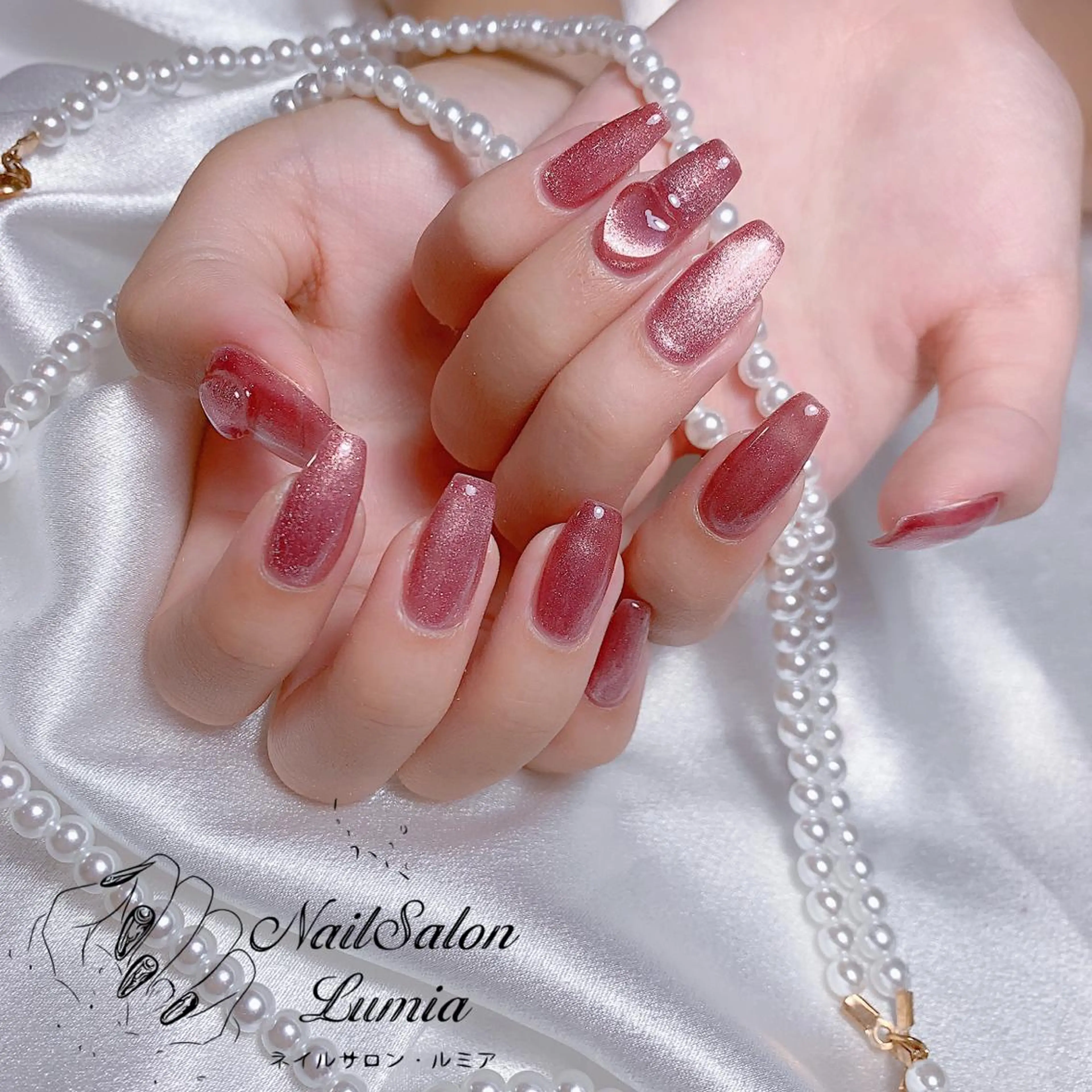 ネイル ハンドネイル ネイルサロン ルミア Lumia 店長のネイルデザイン
