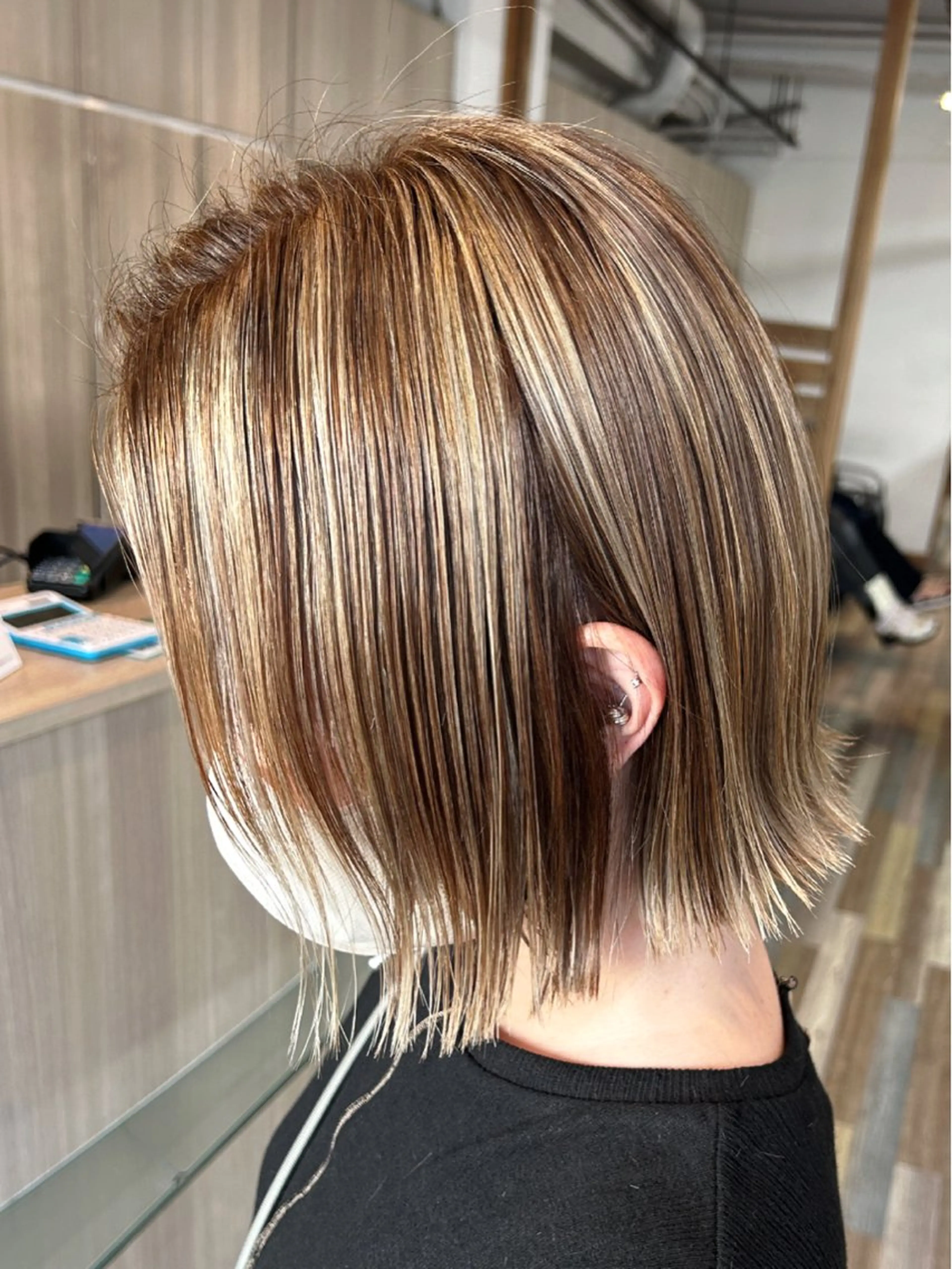 ミディアム カラー ベージュカラー ハイライトカラー ハイライト ヘアカラー トリートメント ヘアセット ❤️千葉県代表❤️ 店長❤️柿本翔一朗のヘアスタイル