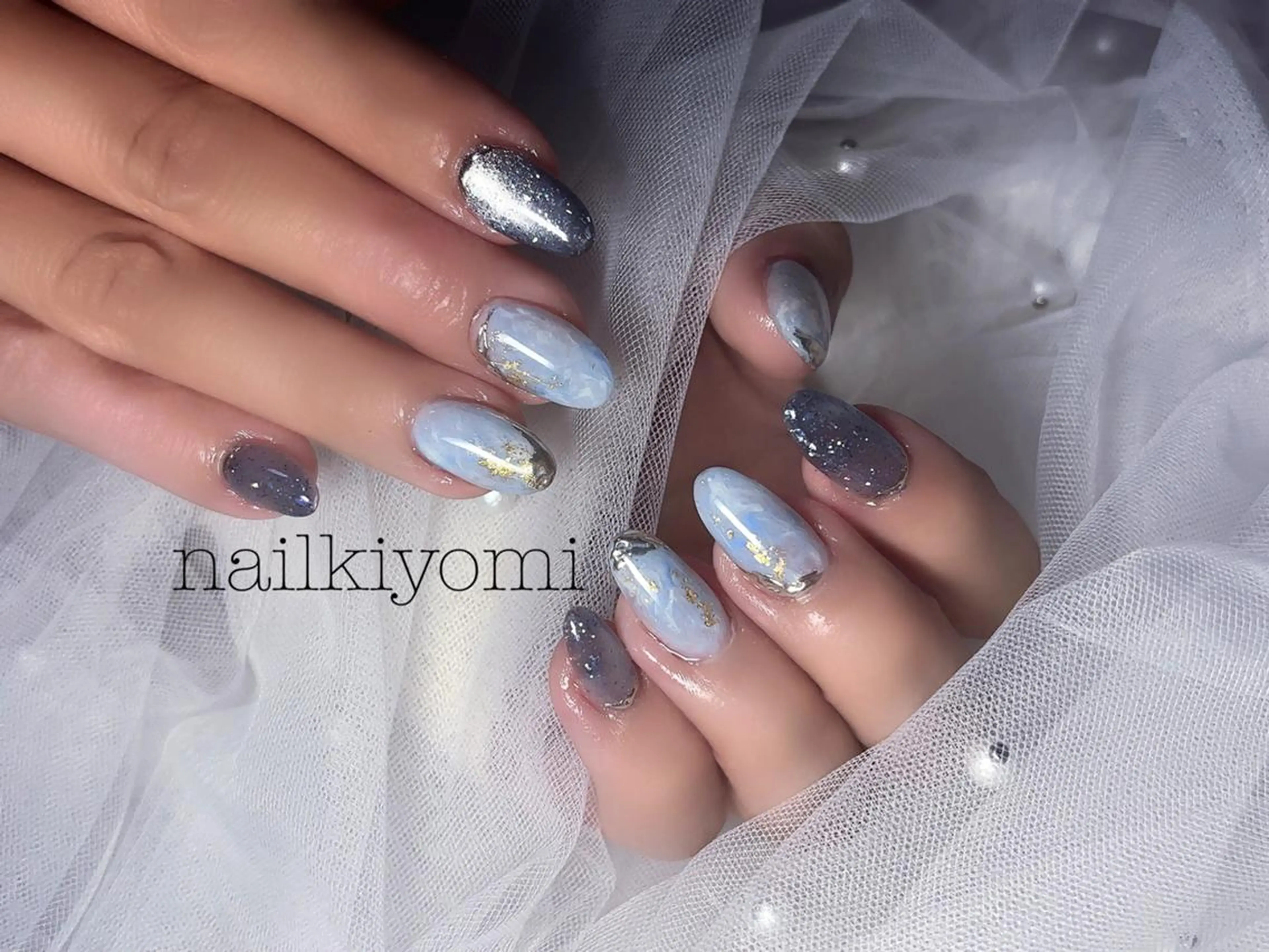 ネイル 🦋Kiyomi. 🦋のネイルデザイン