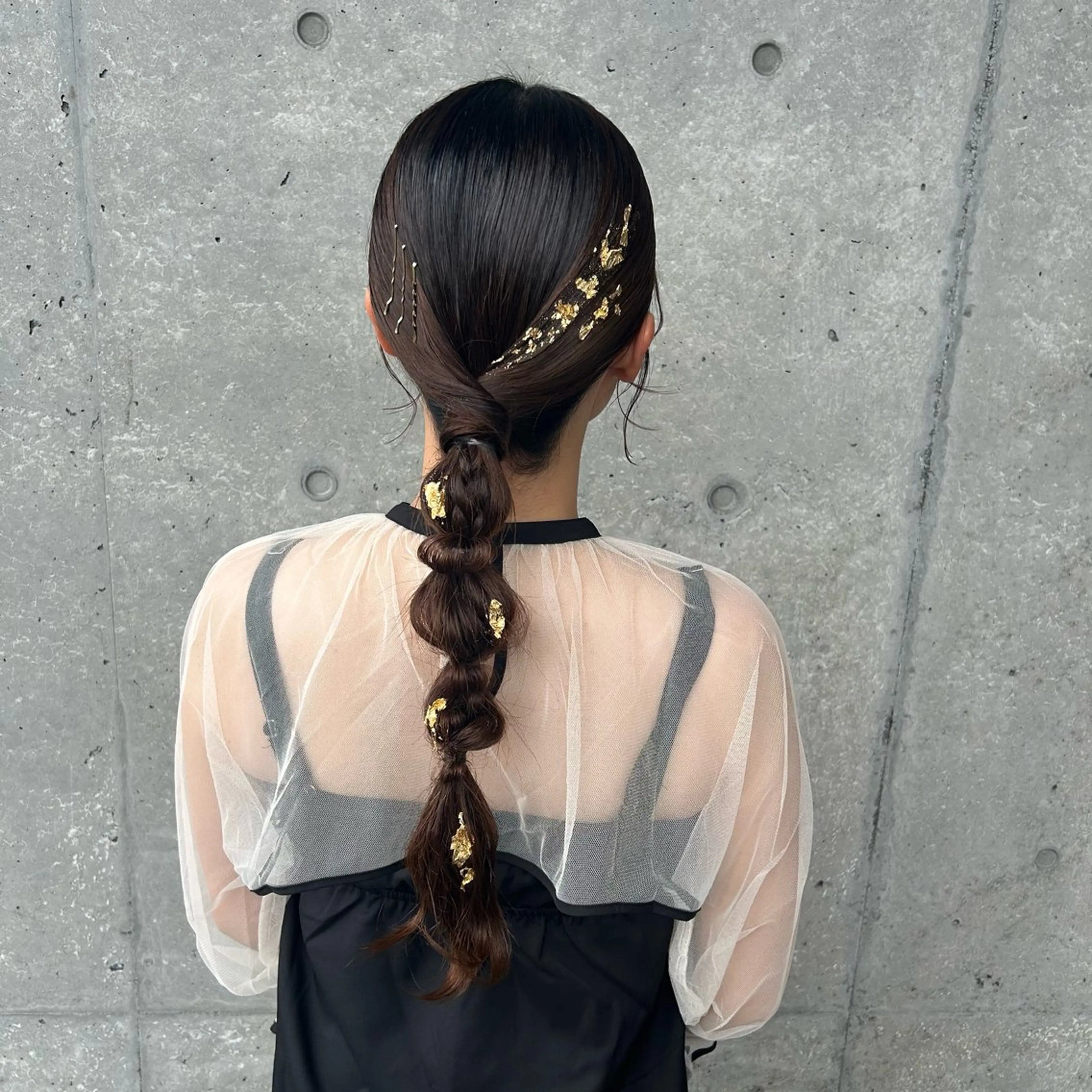 ヘアセットの写真