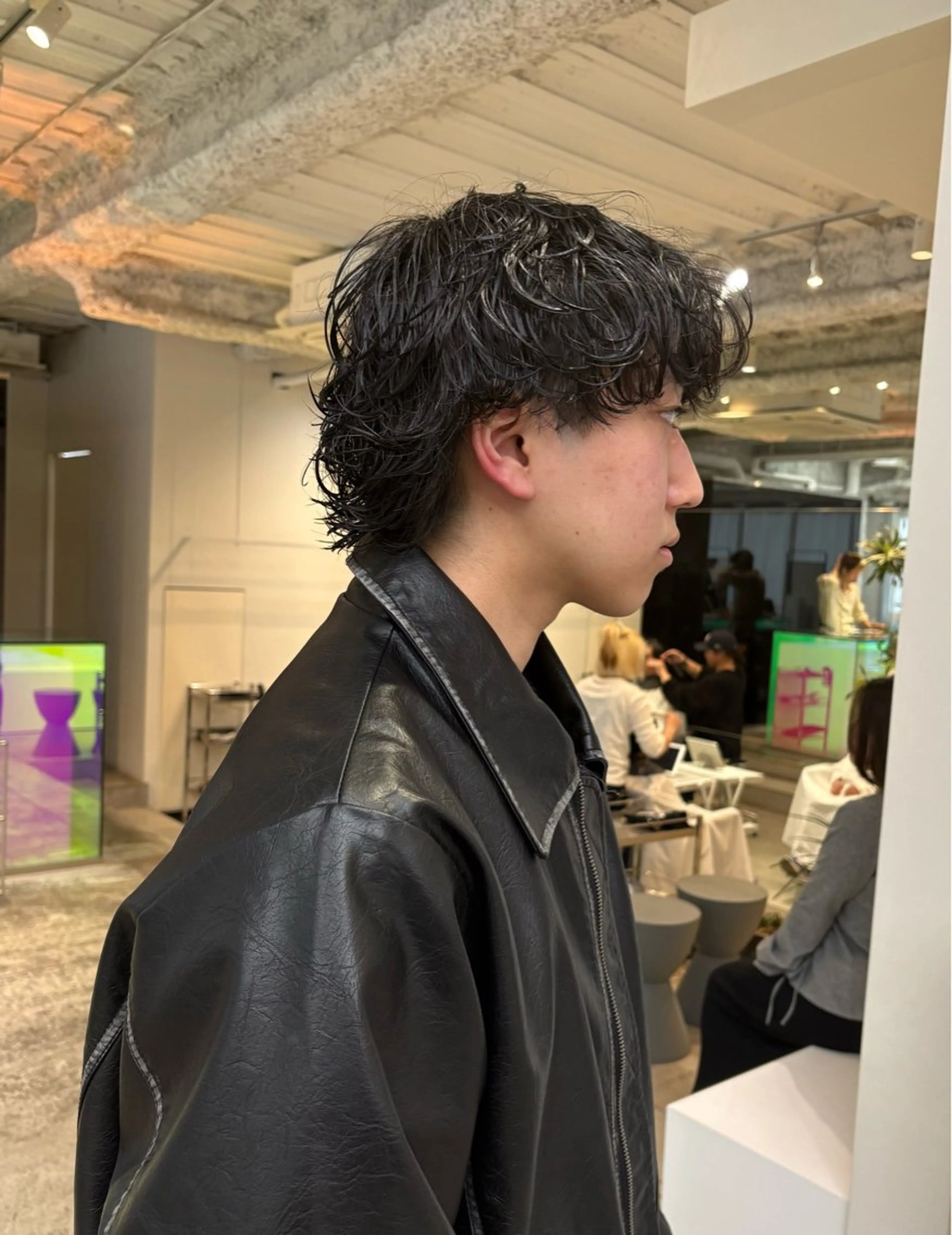 パーマ メンズ カット パーマ ANY/メンズ特化/ シバヤ ユウキのヘアスタイル