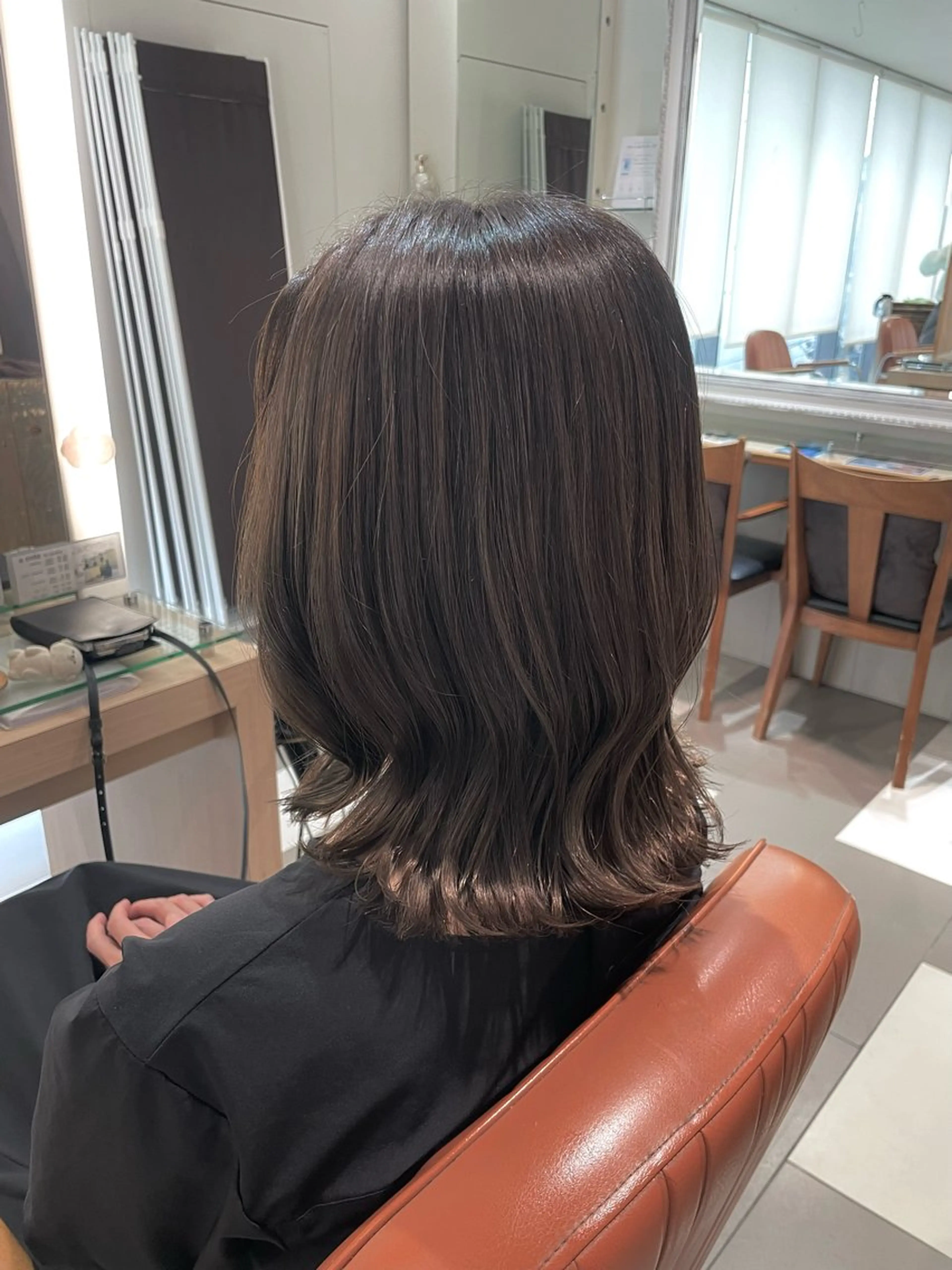 セミロング カラー カット ヘアカラー トリートメント 青沼夏未/オリーブ/ 寒色カラーのその他イメージ