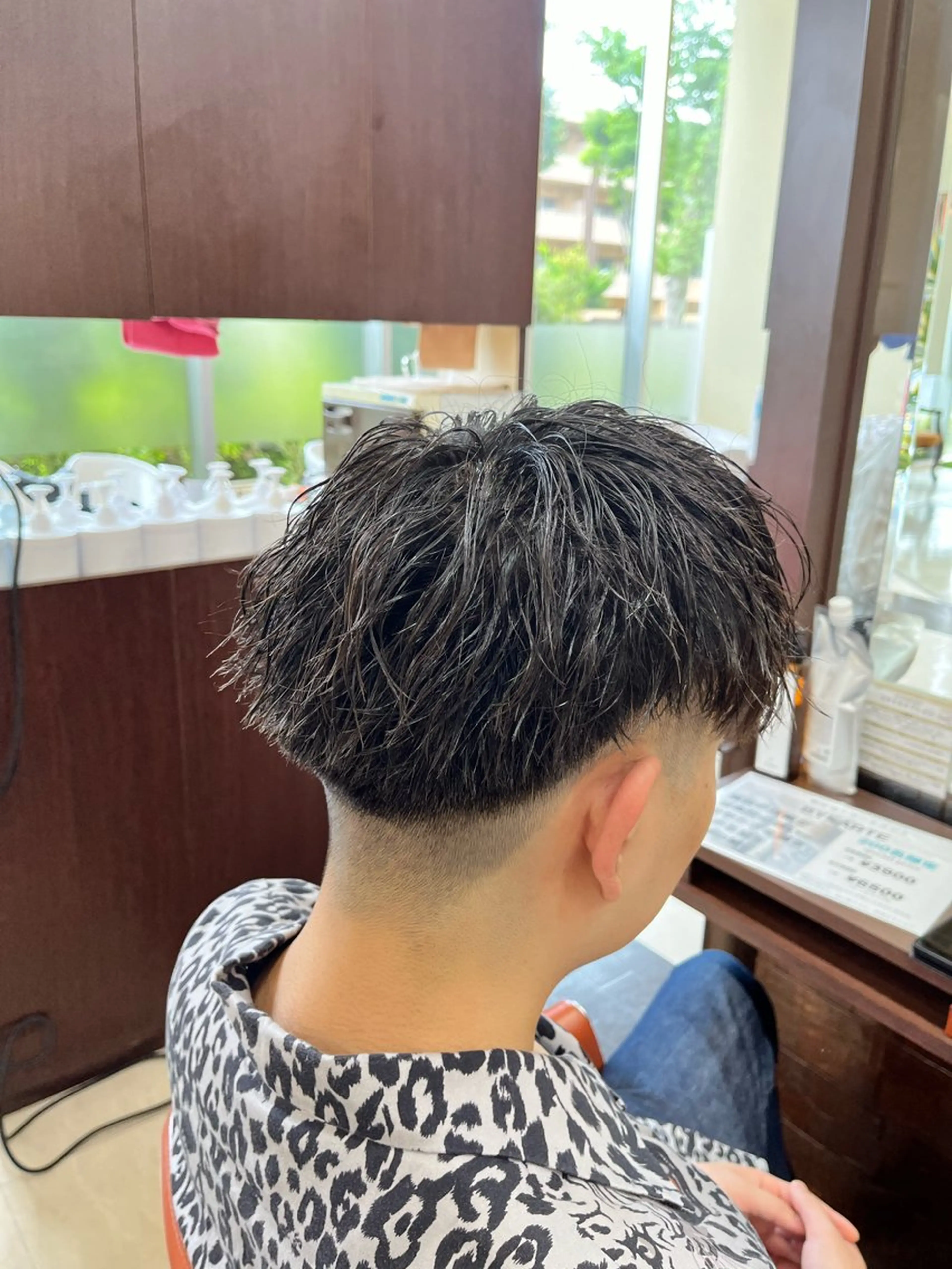 ショート パーマ メンズ マッシュ 刈り上げ AROH  men's cut&men's perm 船橋店所属・🧊メンズ特化🧊 高木航希のヘアスタイル