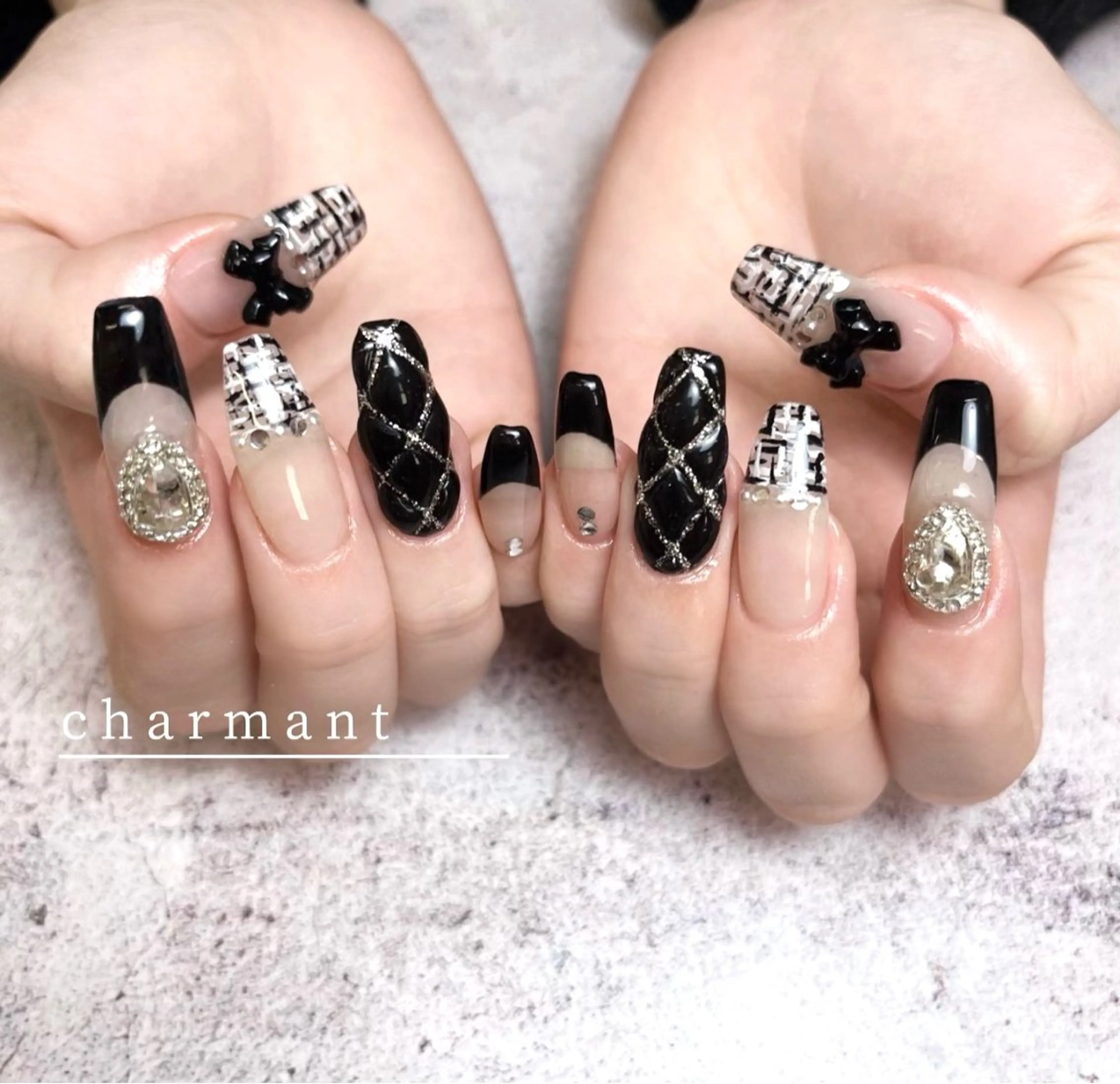 ネイル ハンドネイル charmant momokaのネイルデザイン