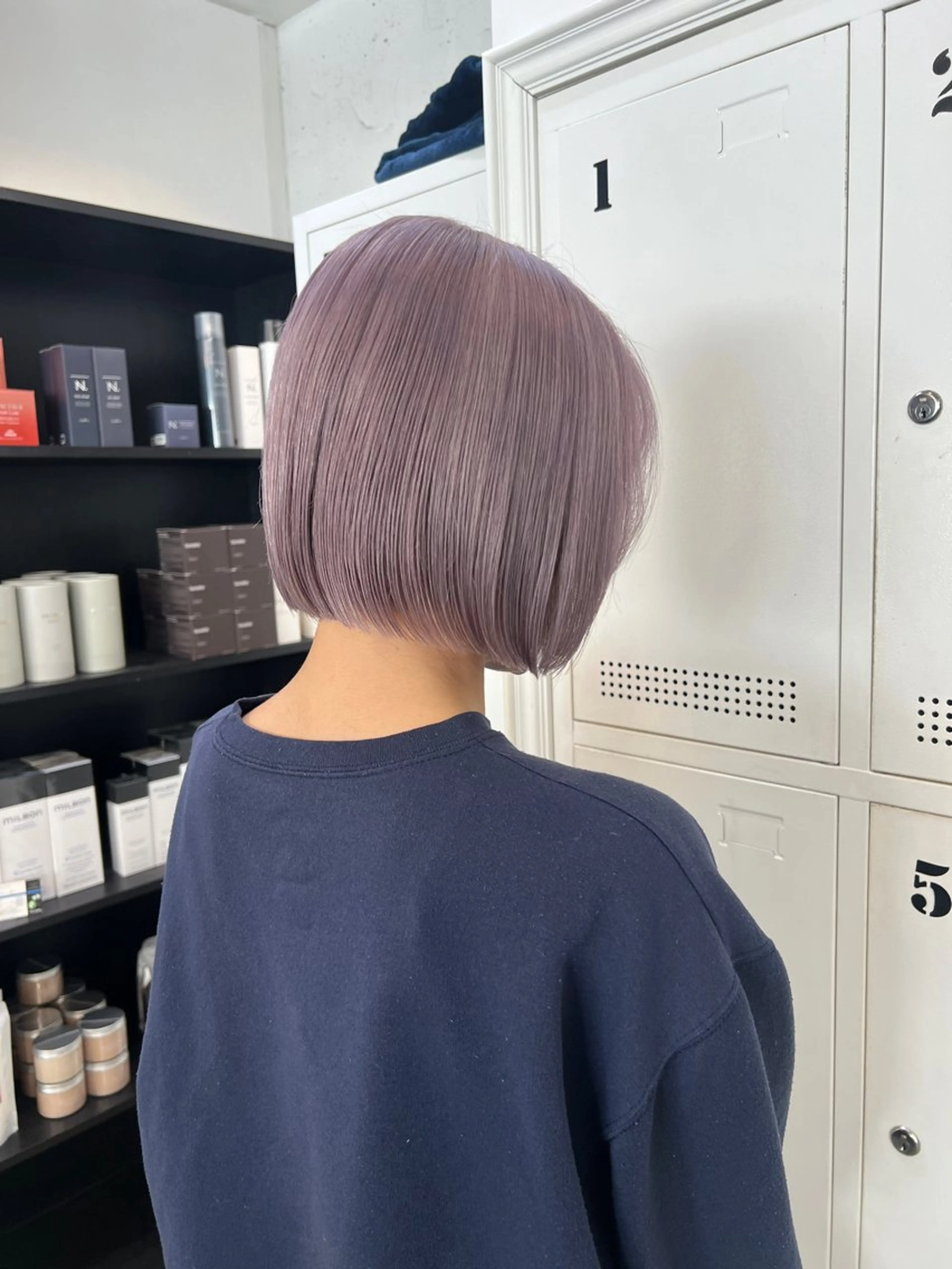 ショート カラー ラベンダーカラー ヘアカラー ✨️艶ハイトーン特化 ✨️佐藤望のヘアスタイル