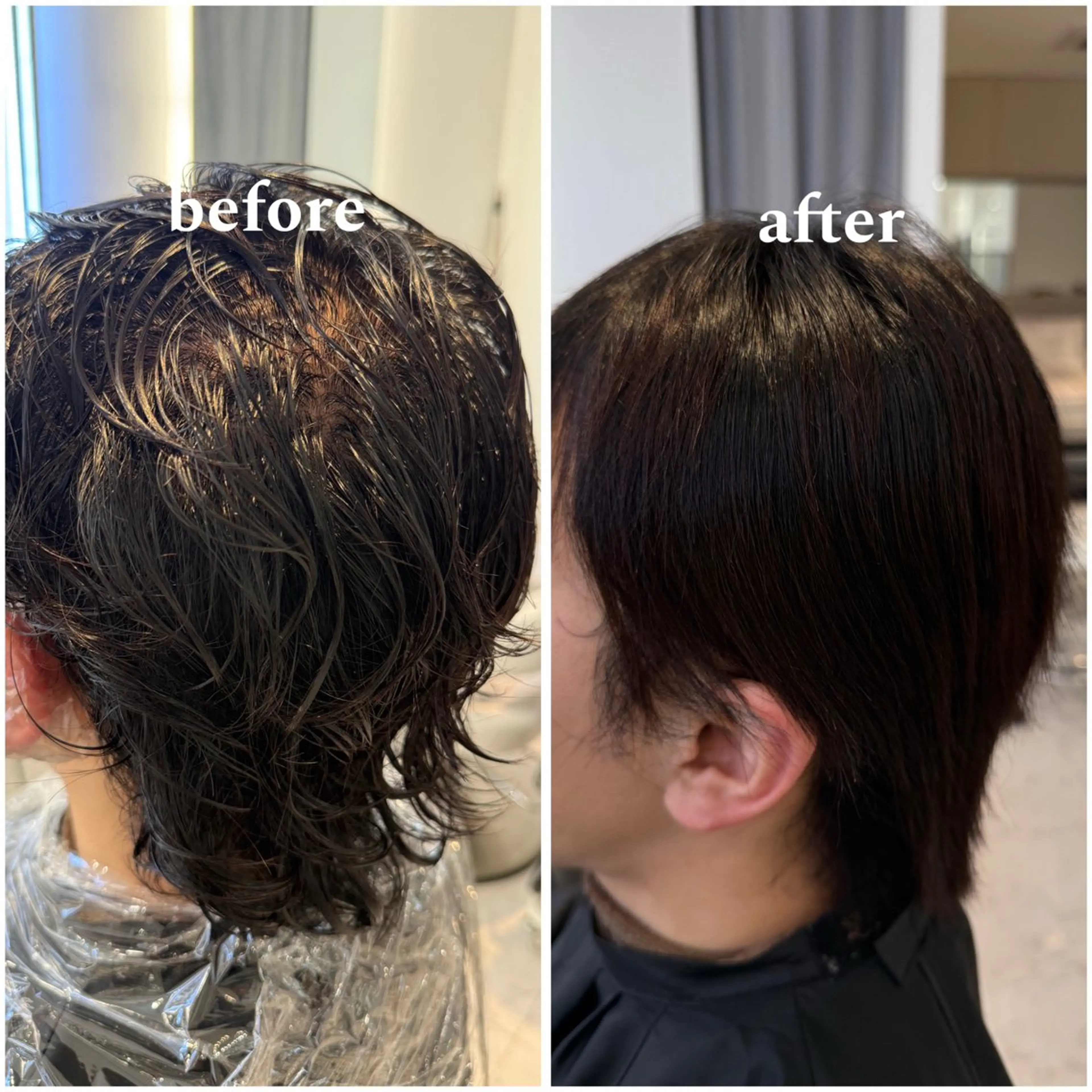 メンズ 縮毛矯正 SAYAKA🫧 表参道のヘアスタイル