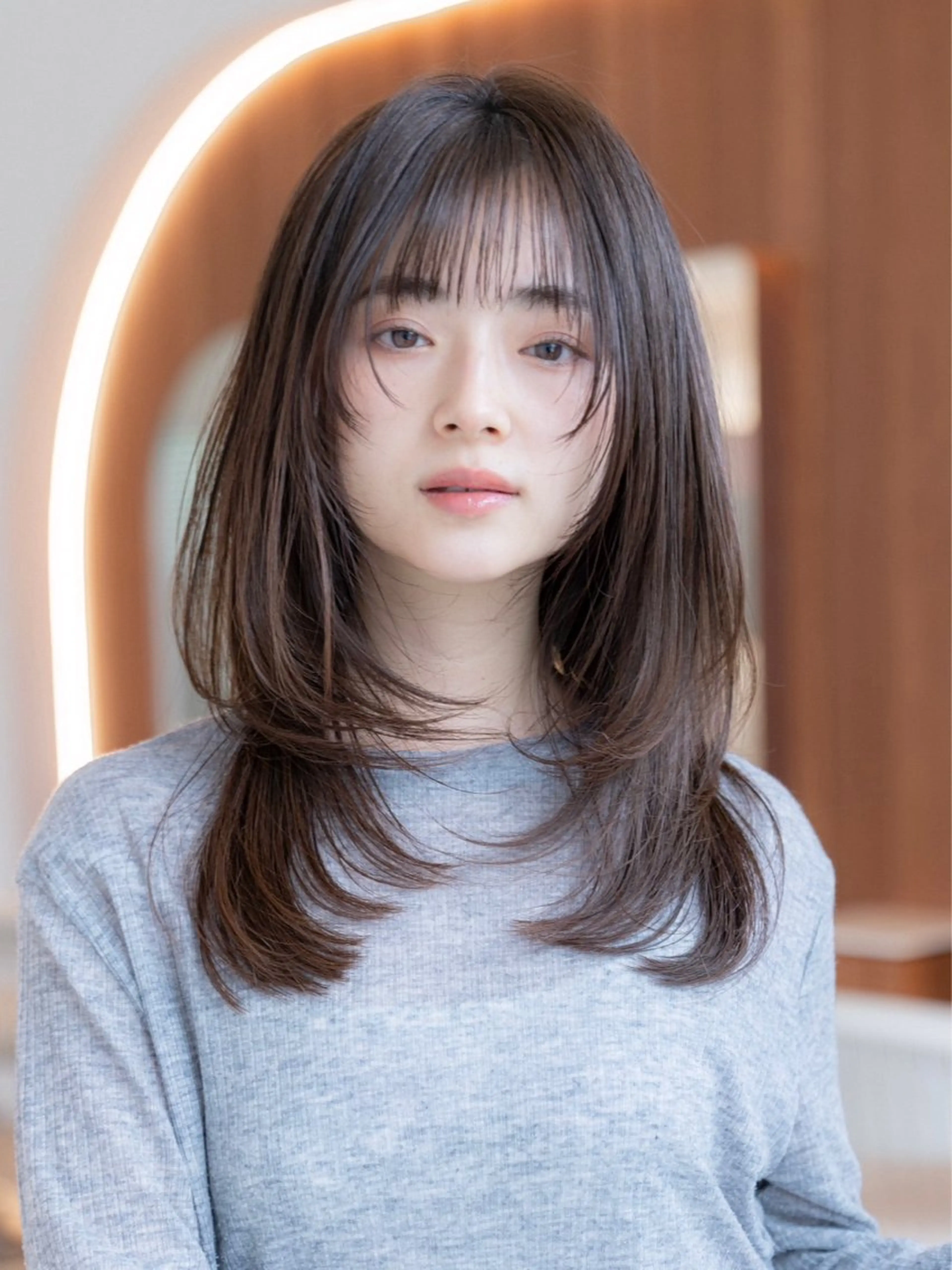 ミディアム カラー ✨髪質改善 縮毛矯正 艶髪 立川 コウキ✨のヘアスタイル