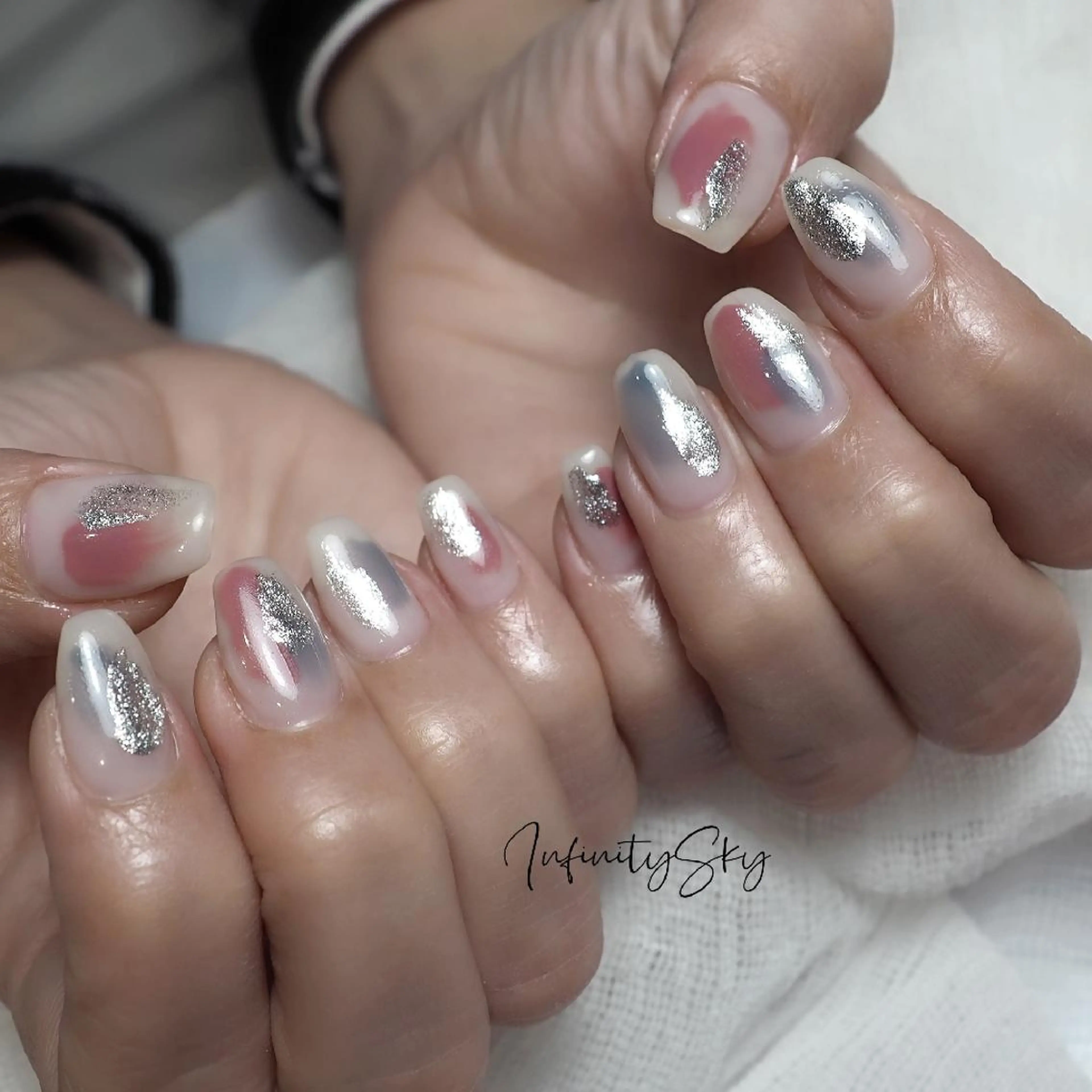 ネイル アートネイル infinity skyのネイルデザイン
