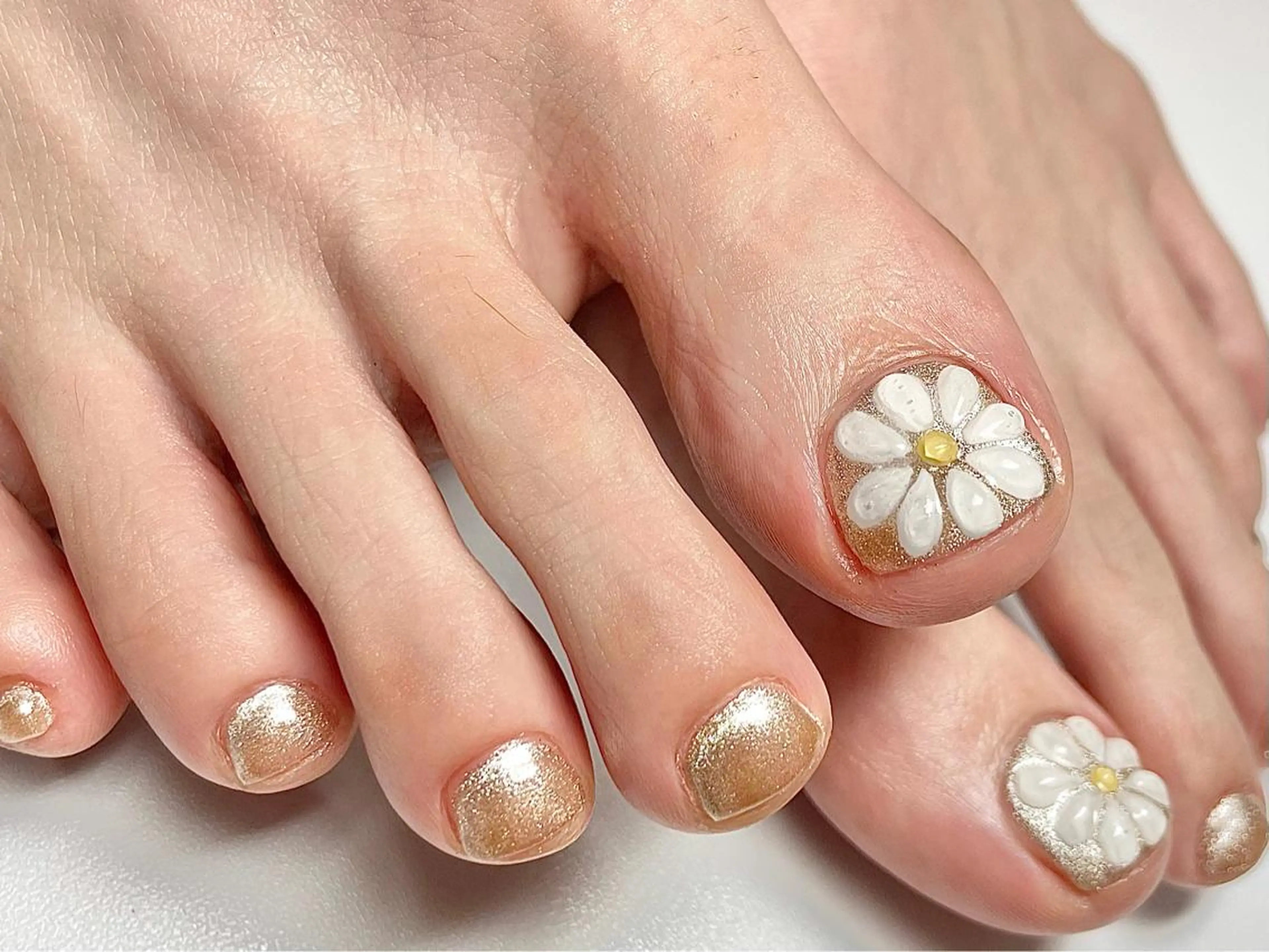 ネイル マグネットネイル フットネイル R nail.のネイルデザイン