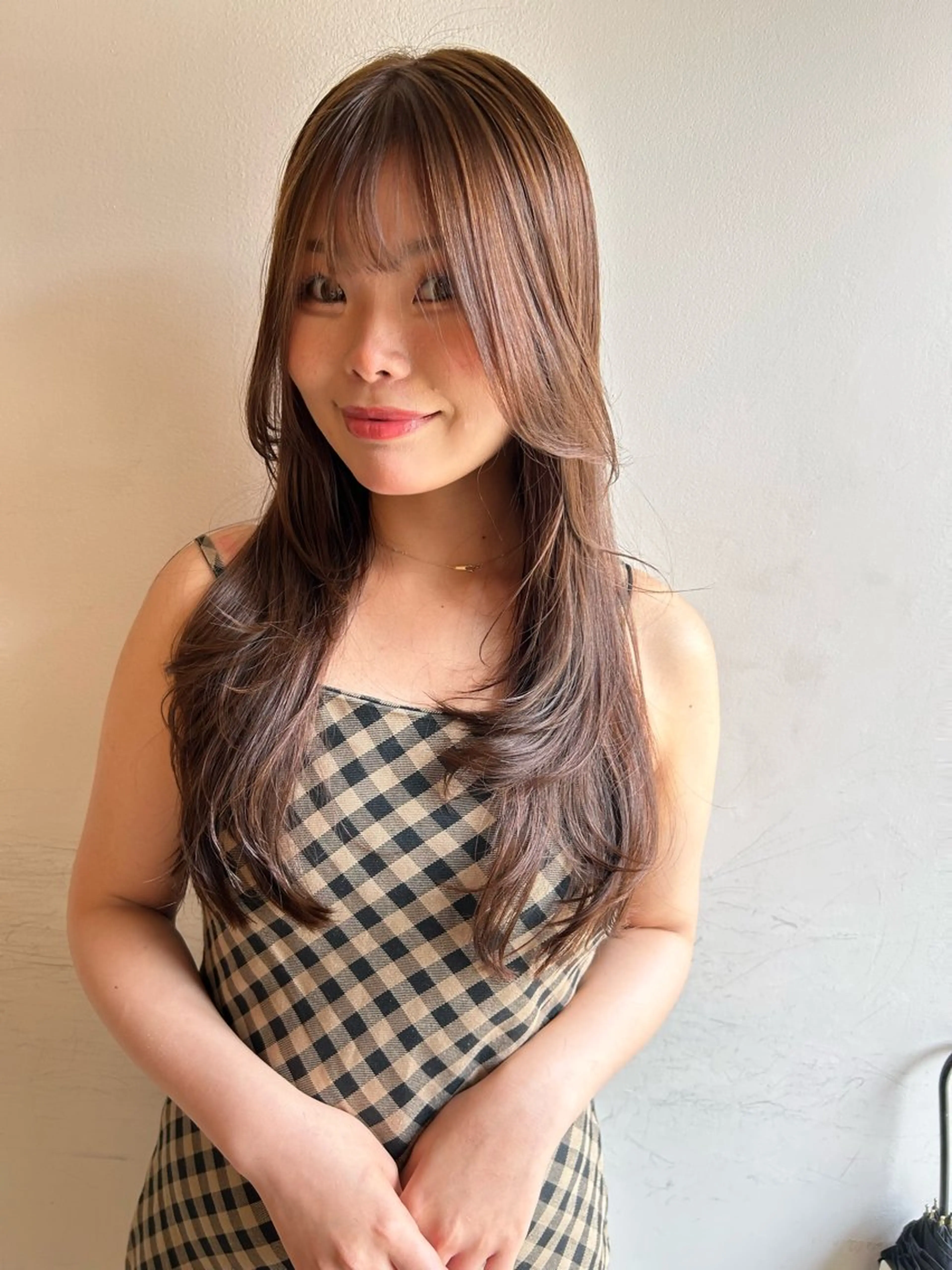 ロング カラー カット ヘアカラー land所属・透明感カラー/レイヤ ー🌙Honokaのヘアスタイル