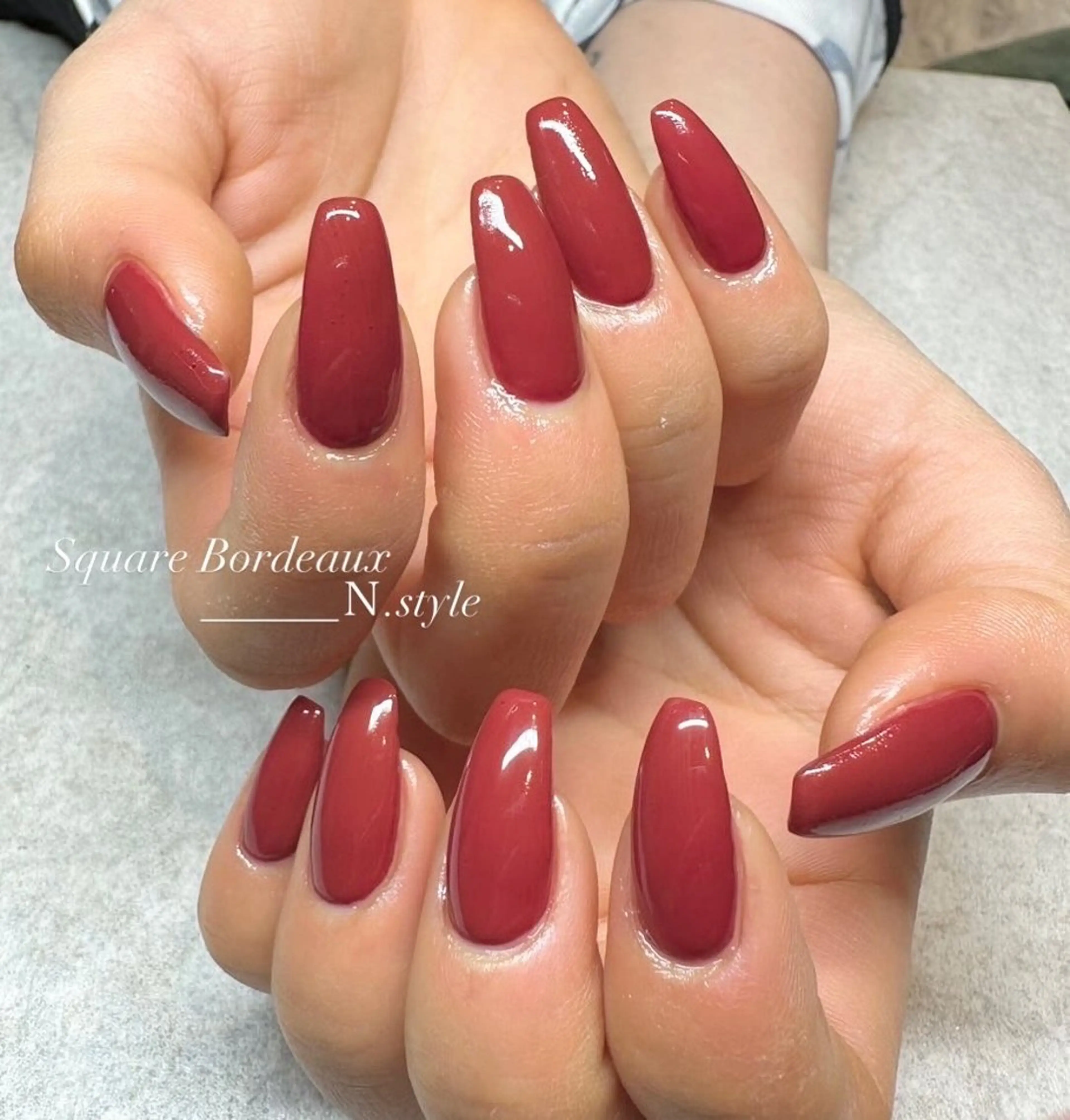 ネイル 長さ出し 持ち込み 春ネイル ハンドネイル N.style所属・Ｎ. styleのネイルデザイン