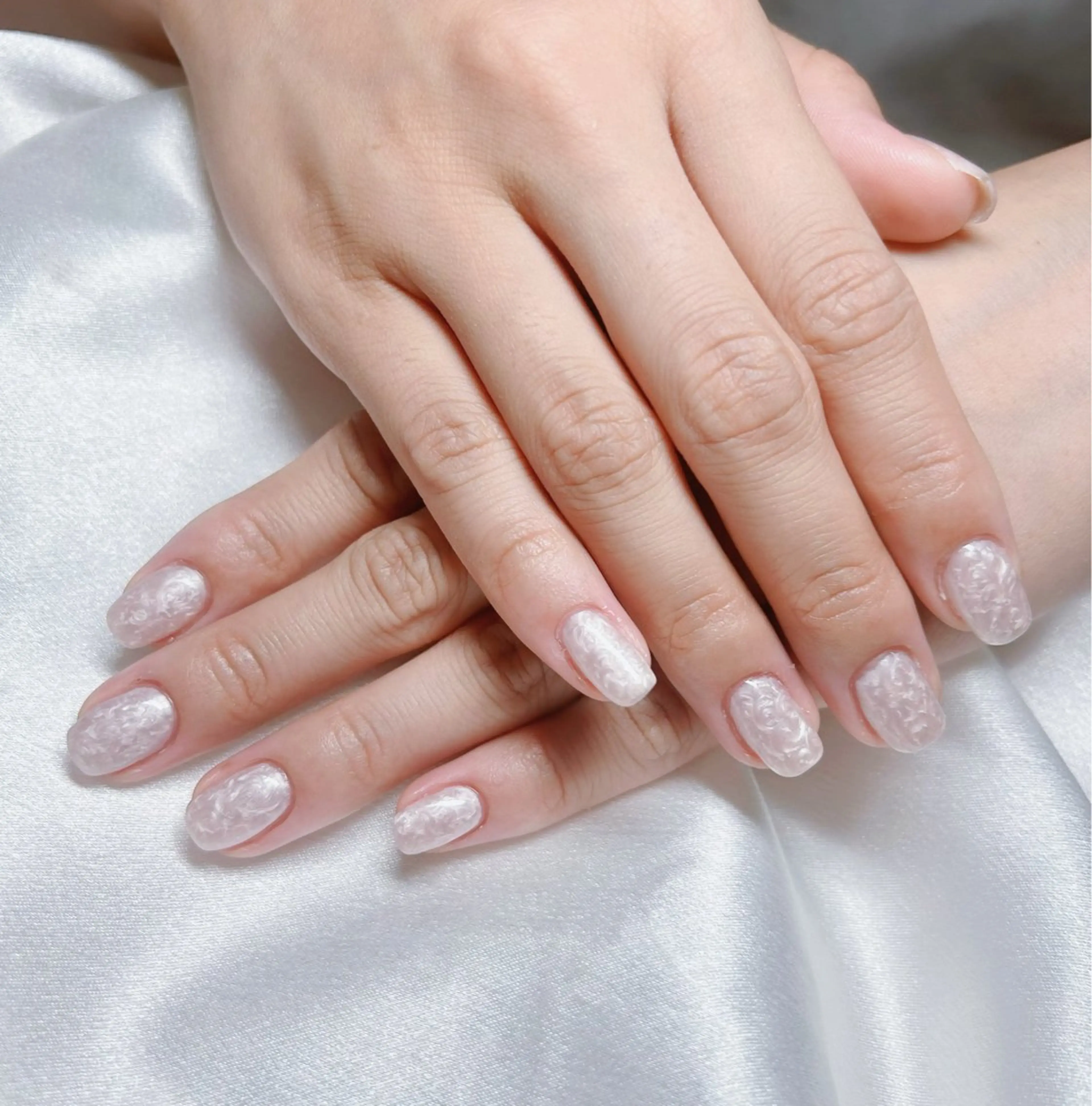 ［ミニモ学割］シルクパールネイル（オフ有り）の写真