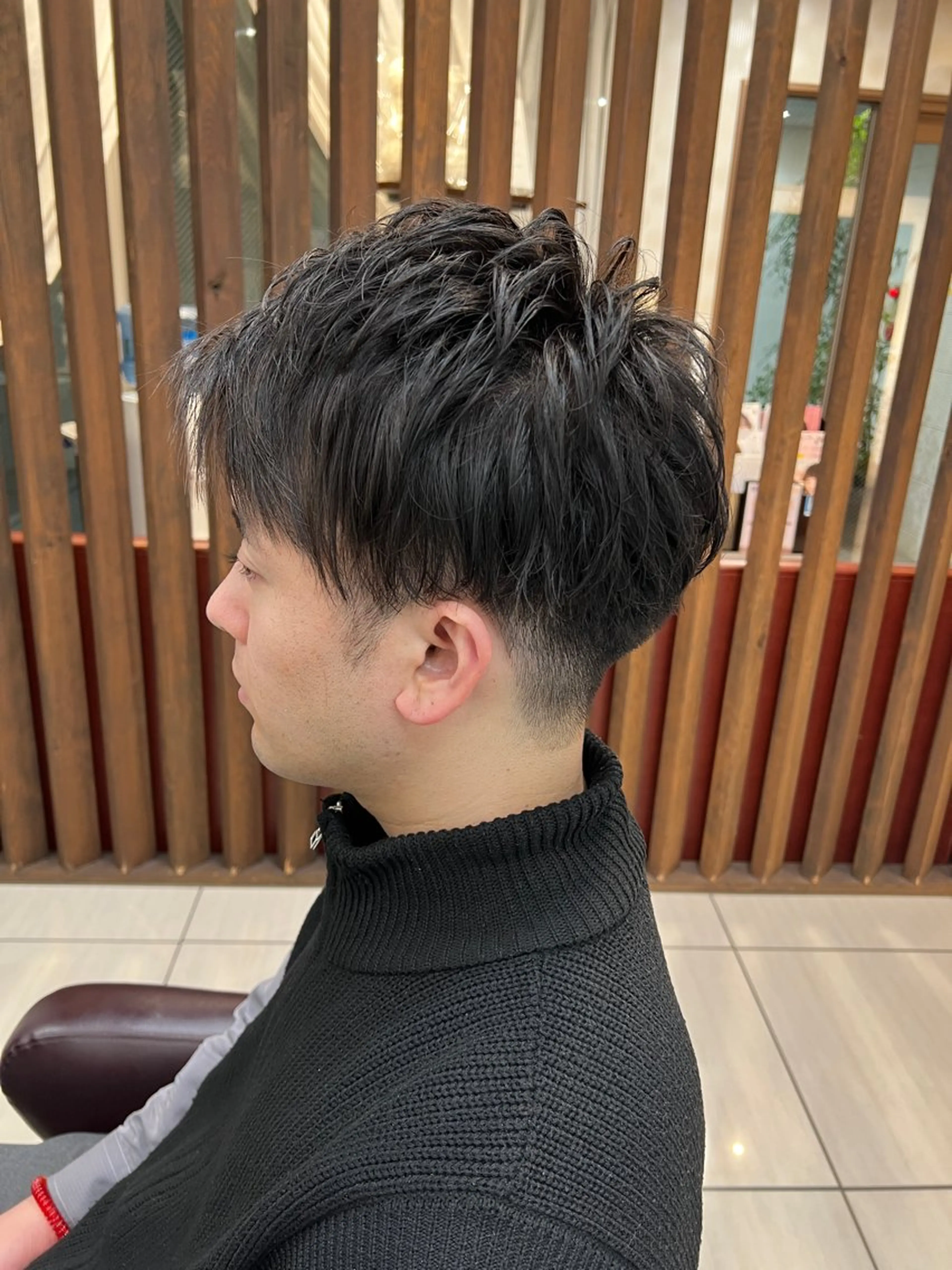 ショート メンズパーマ山内 結稀のヘアスタイル