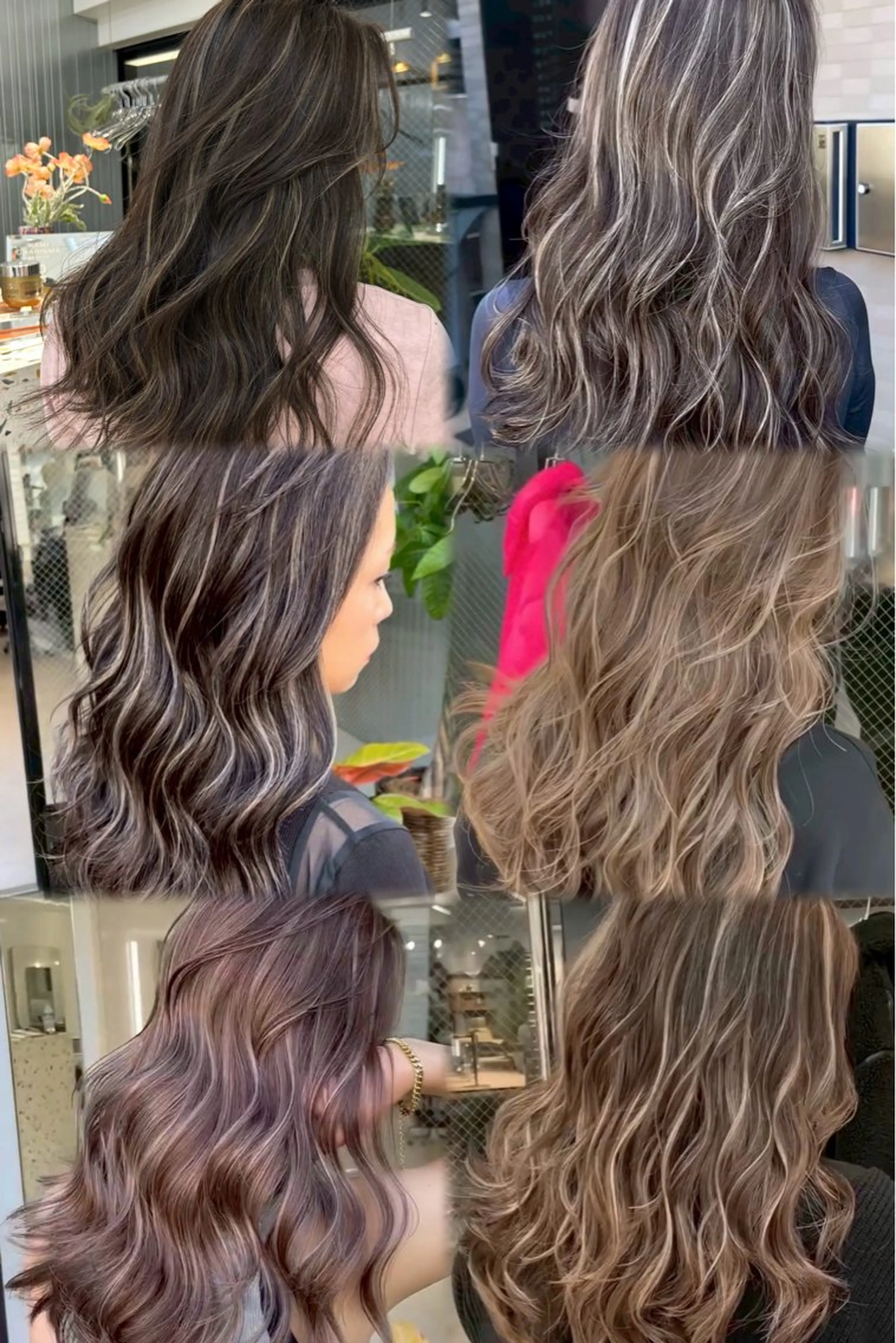 ロング ヘアカラー sera 🎀海外ハイライトのヘアスタイル