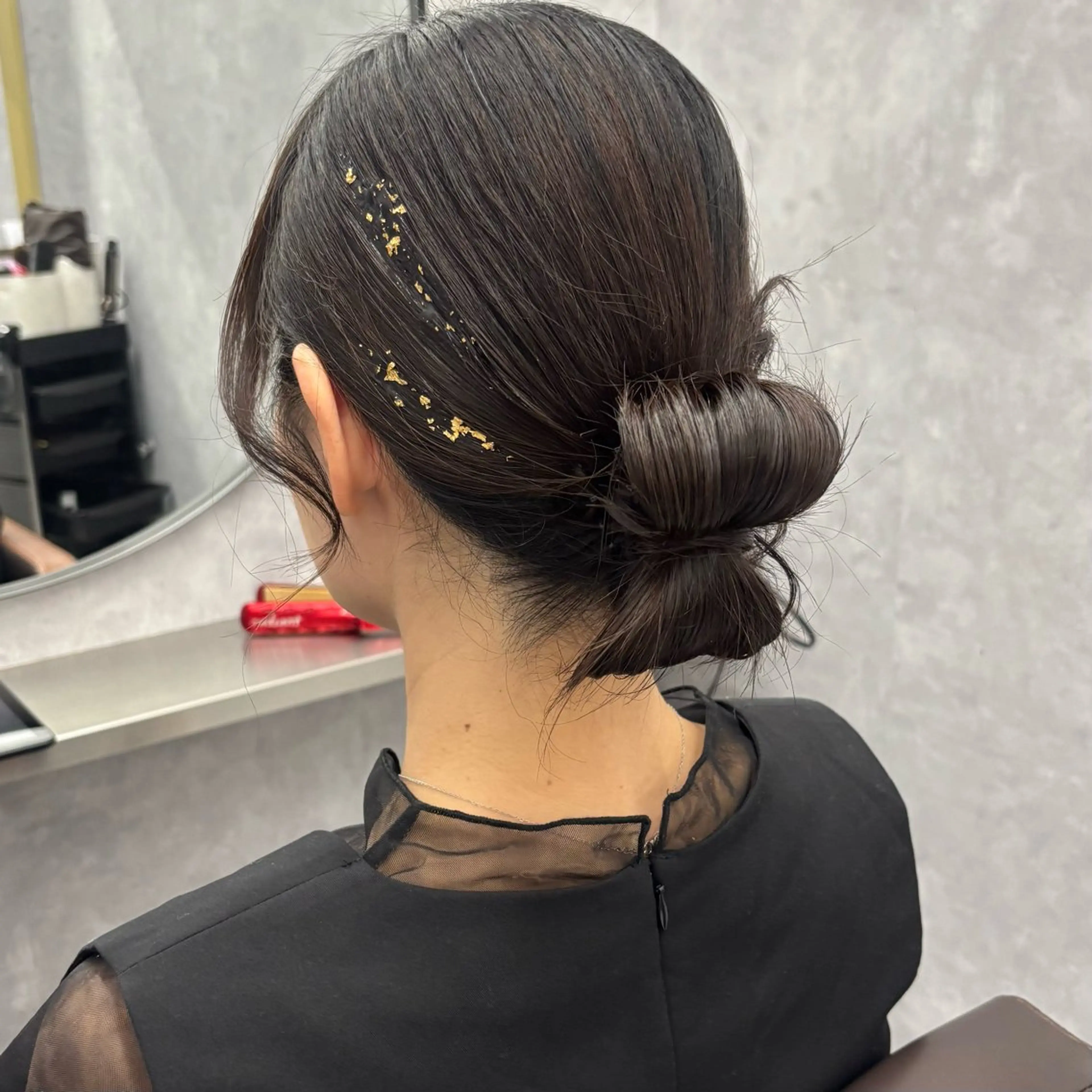 ロング ヘアアレンジ ヘアセット NUMBER_ ユイナのヘアスタイル