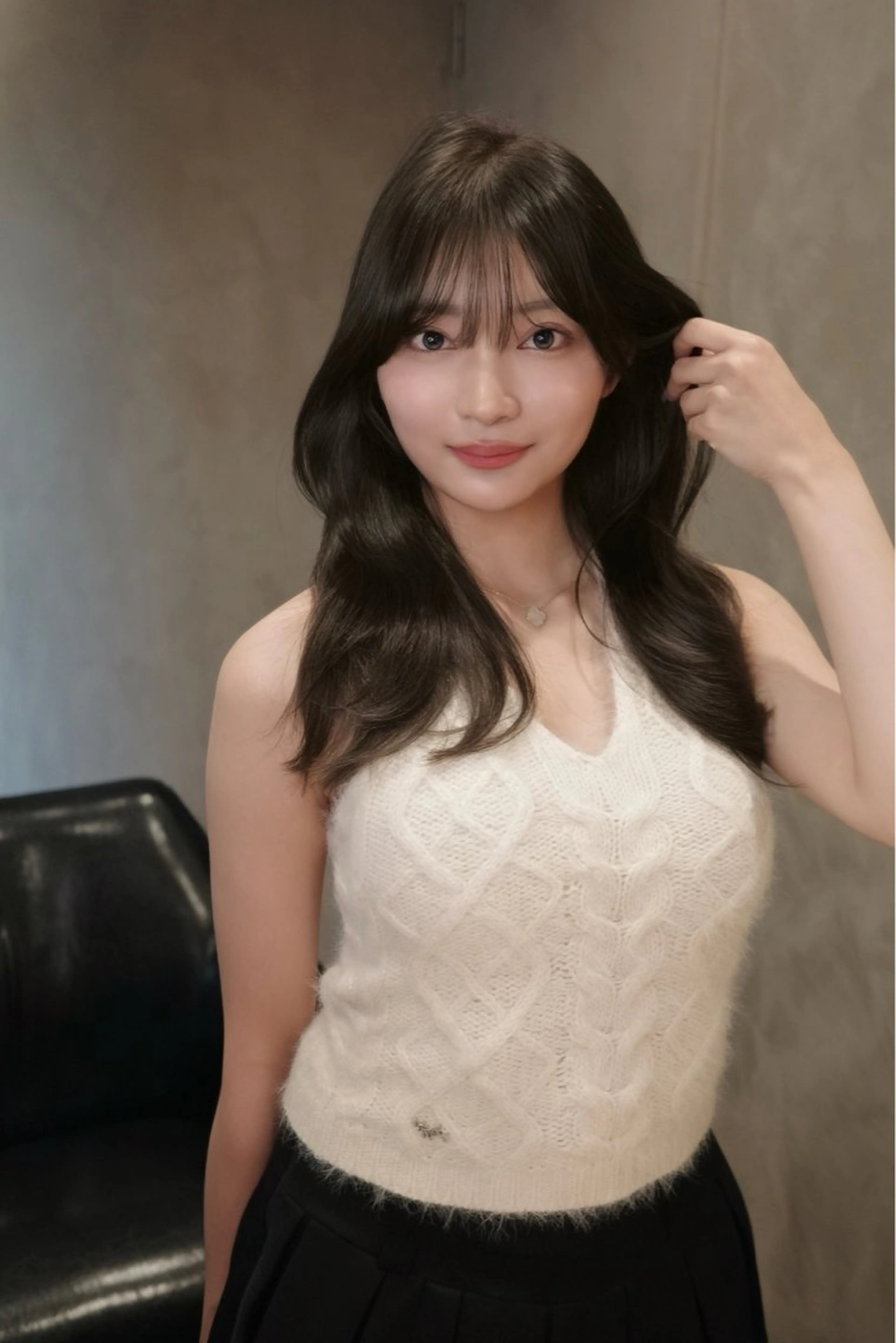 ロング 髪質改善 レイヤーカット 似合わせカット カット ヘアカラー トリートメント 髪質改善｜酒井 ｜青山のヘアスタイル