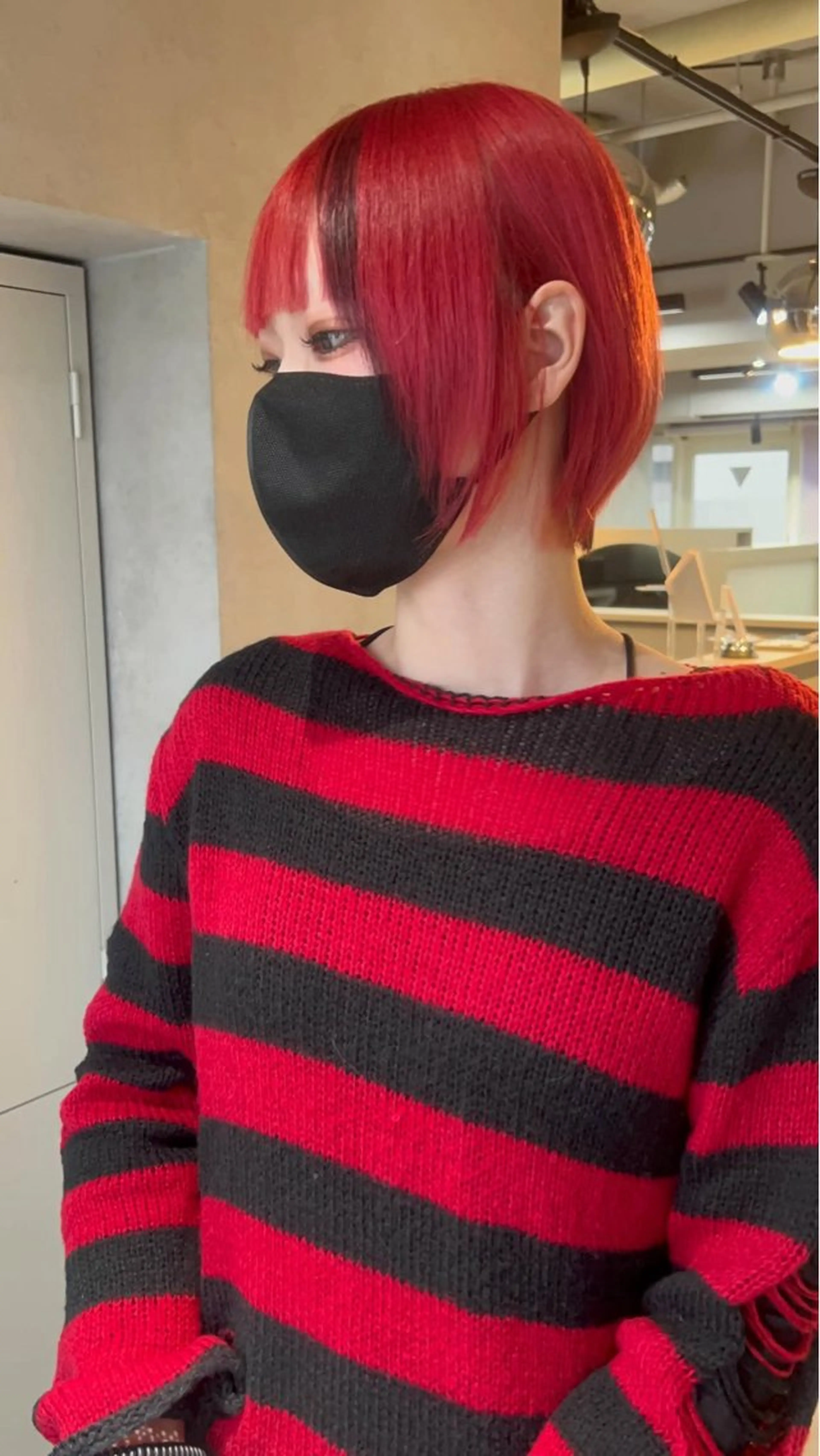 ショート カラー ヘアカラー AIRI/難波/ ハイトーン/髪質改善のヘアスタイル