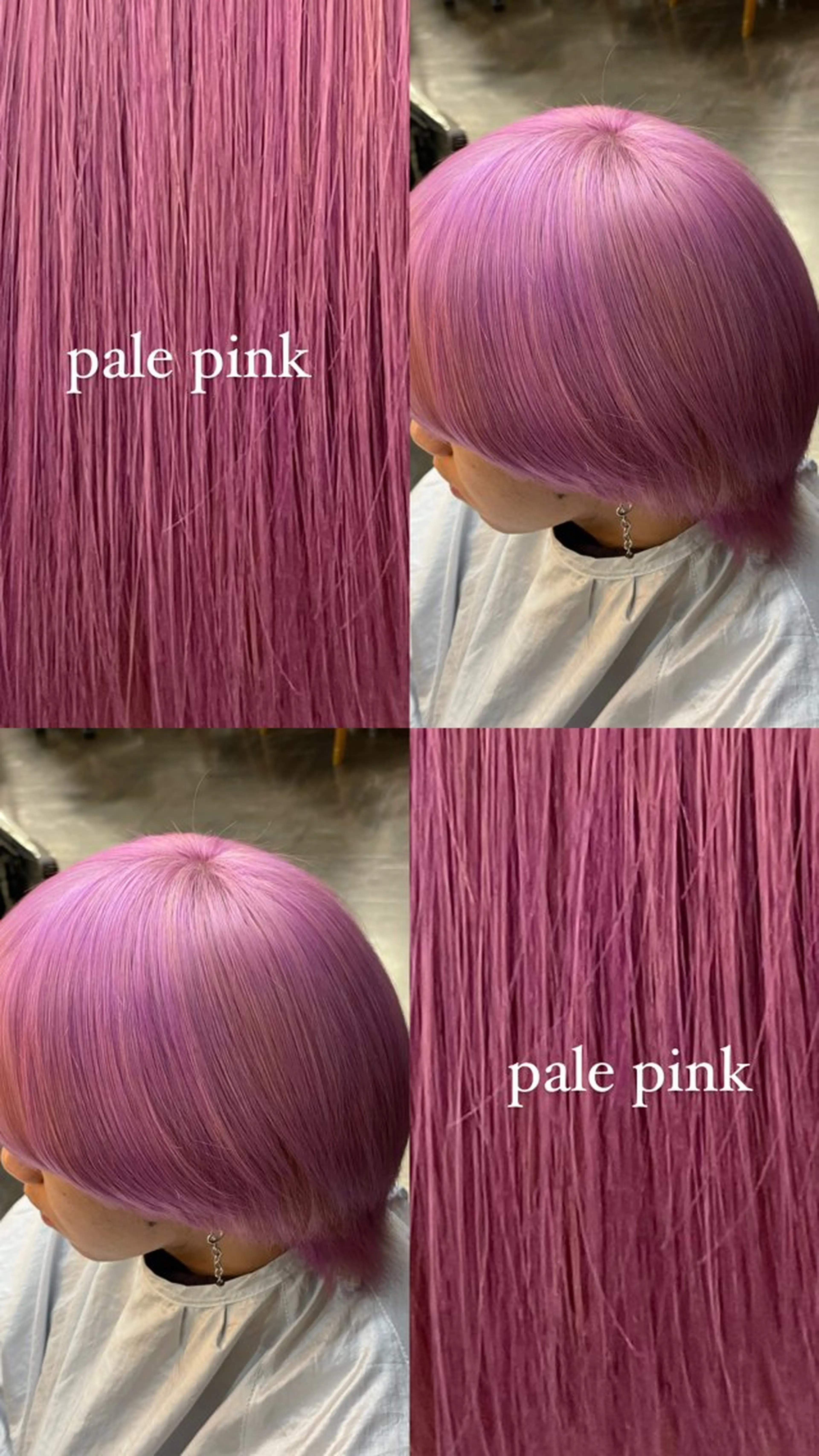 ショート カラー ピンクカラー ヘアカラー アリヤマ メイカのヘアスタイル