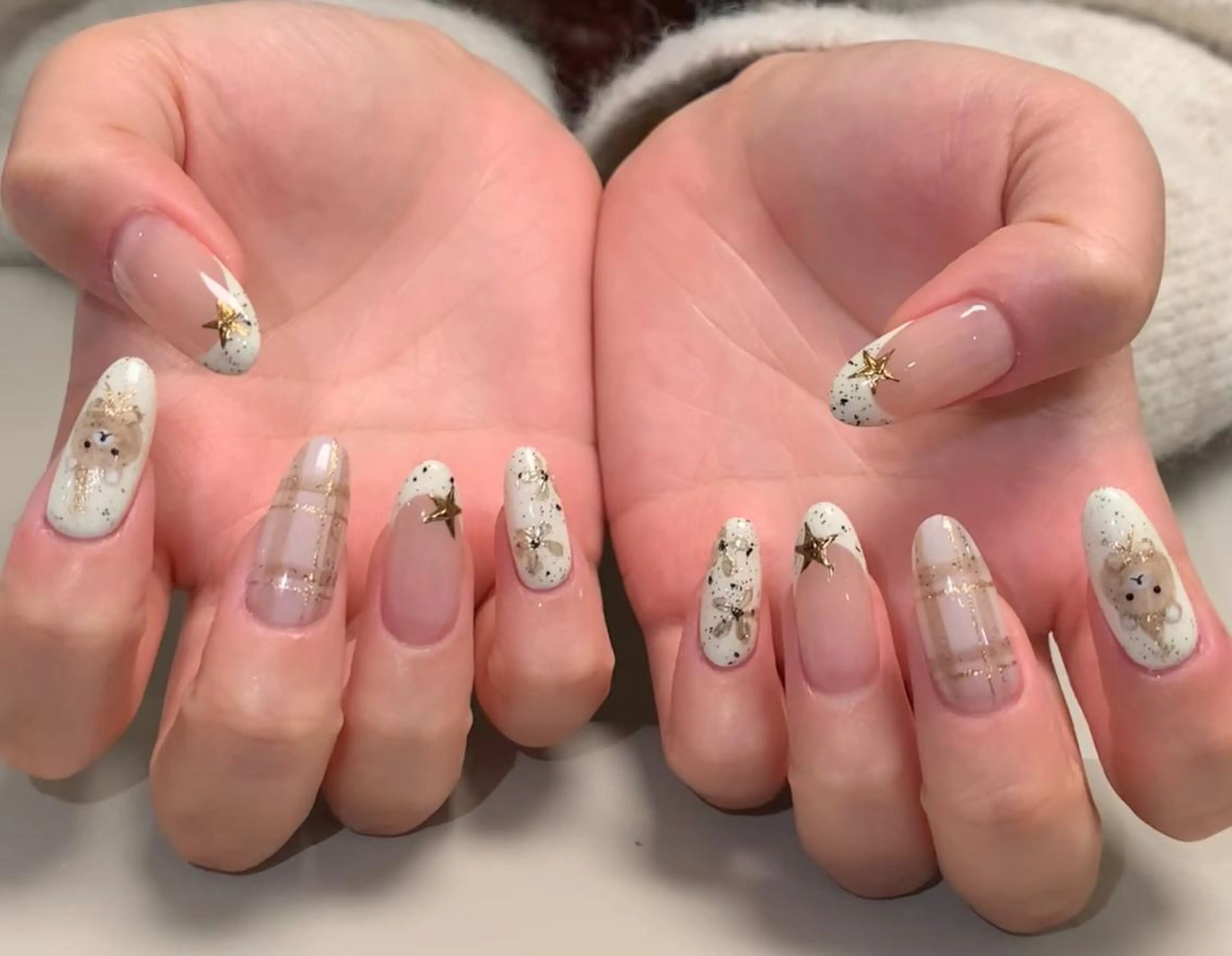 ネイル By moonネイル 🌷ワンホン/韓国風のネイルデザイン