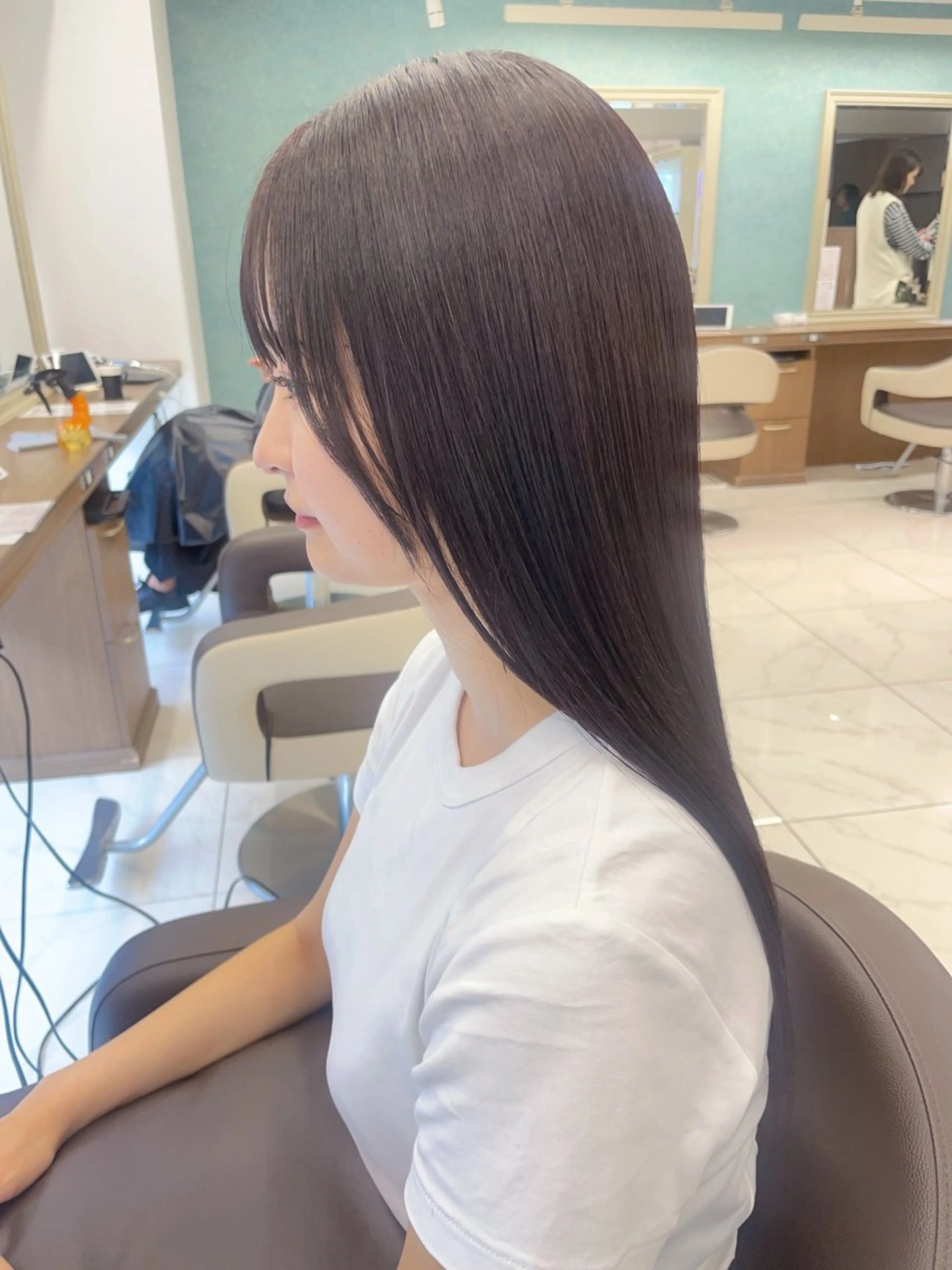 ロング カラー ヘアカラー 福島成美/髪質改善 縮毛矯正/カラーのヘアスタイル