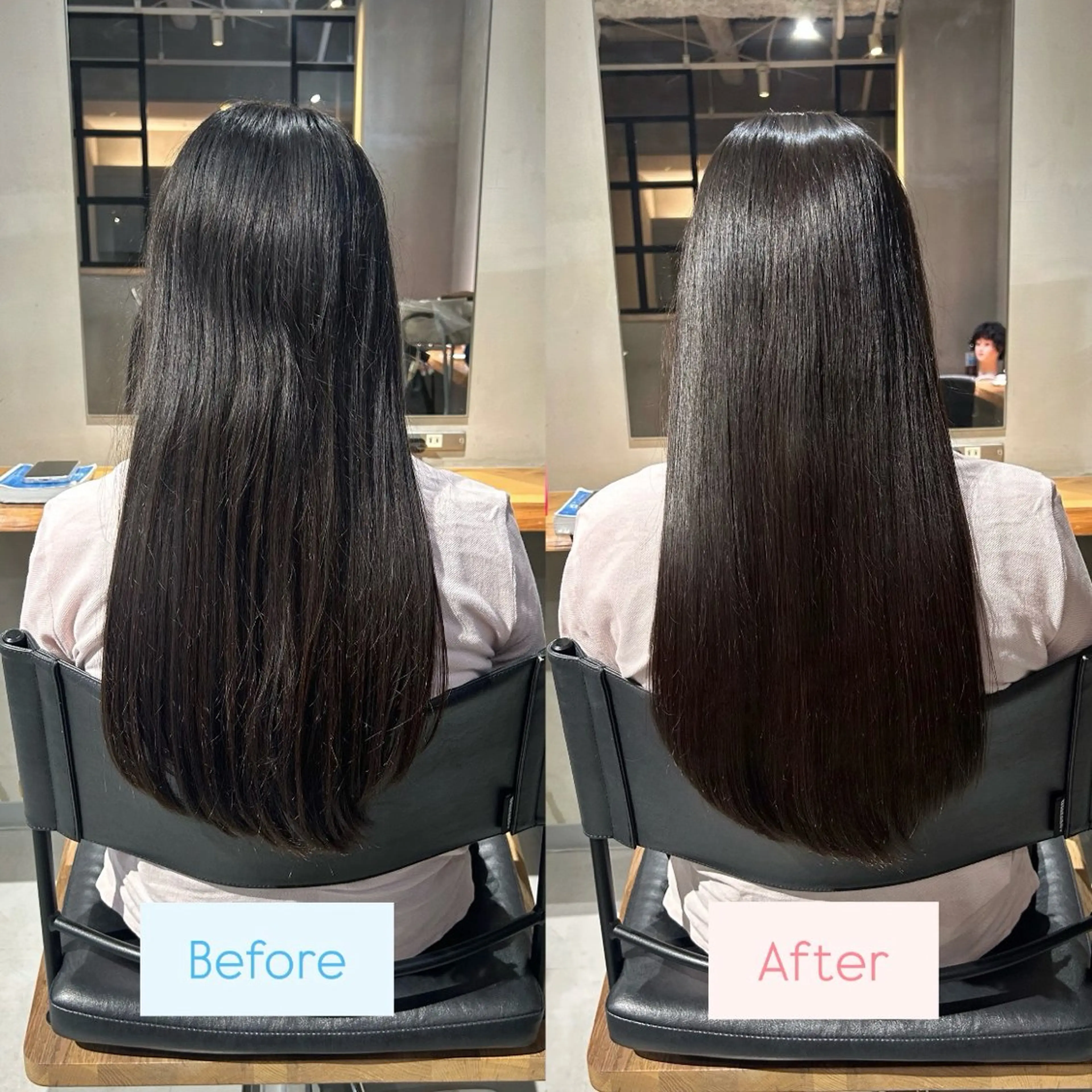 ロング パーマ ストレートパーマ aina🐱 カラー/ストレートのヘアスタイル