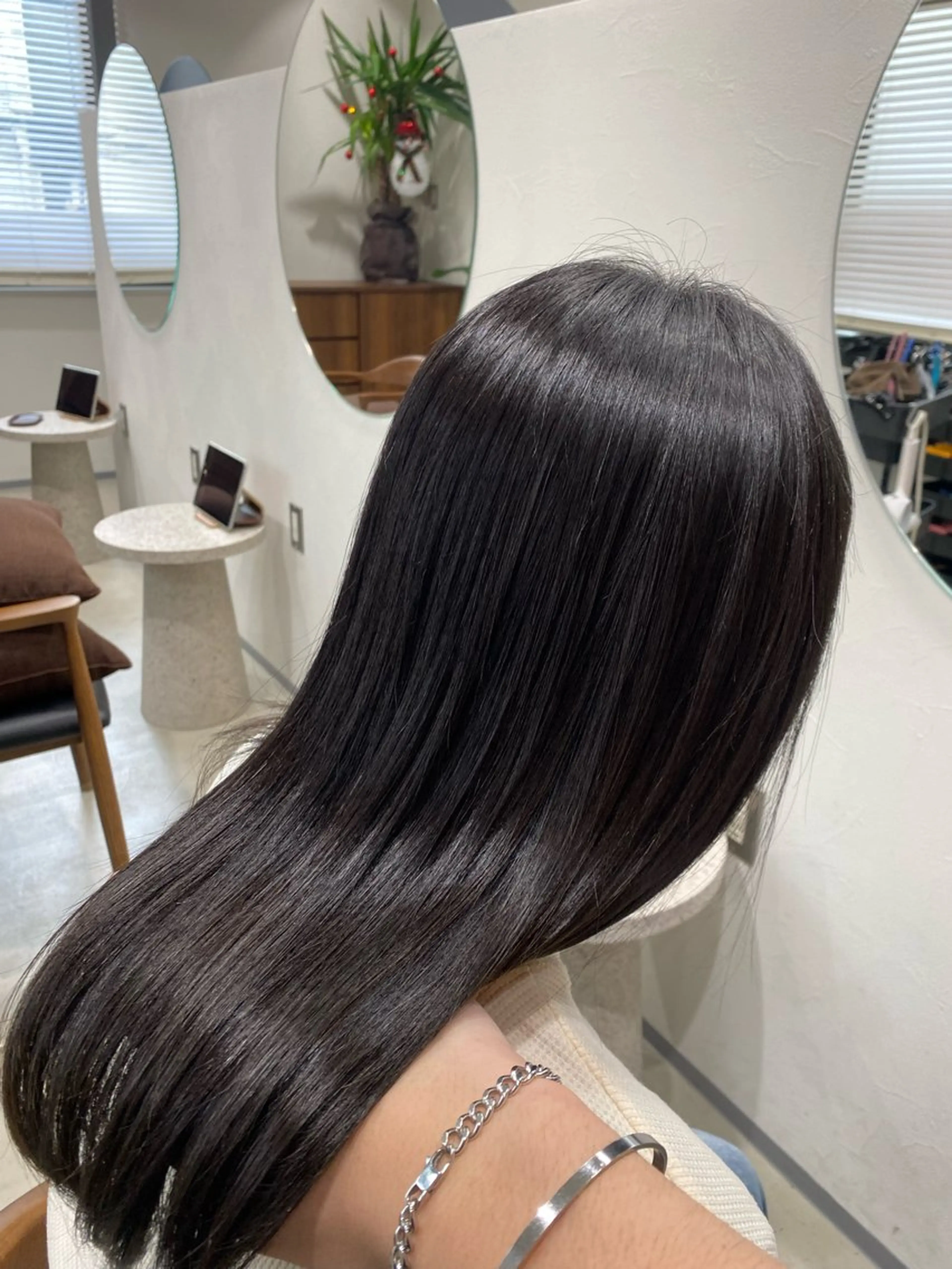 ロング カラー カット ヘアカラー トリートメント Aujuaソムリエ ❤️‍🔥今吉 晃太のヘアスタイル